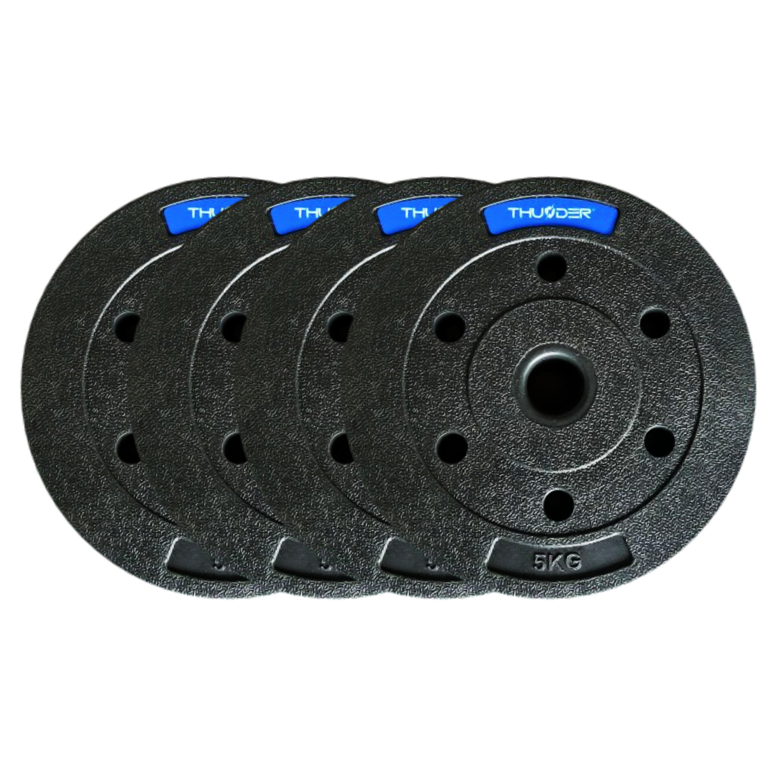 Zestaw obciążeń kompozytowych Thunder SET-B-01-20KG (4x5kg)