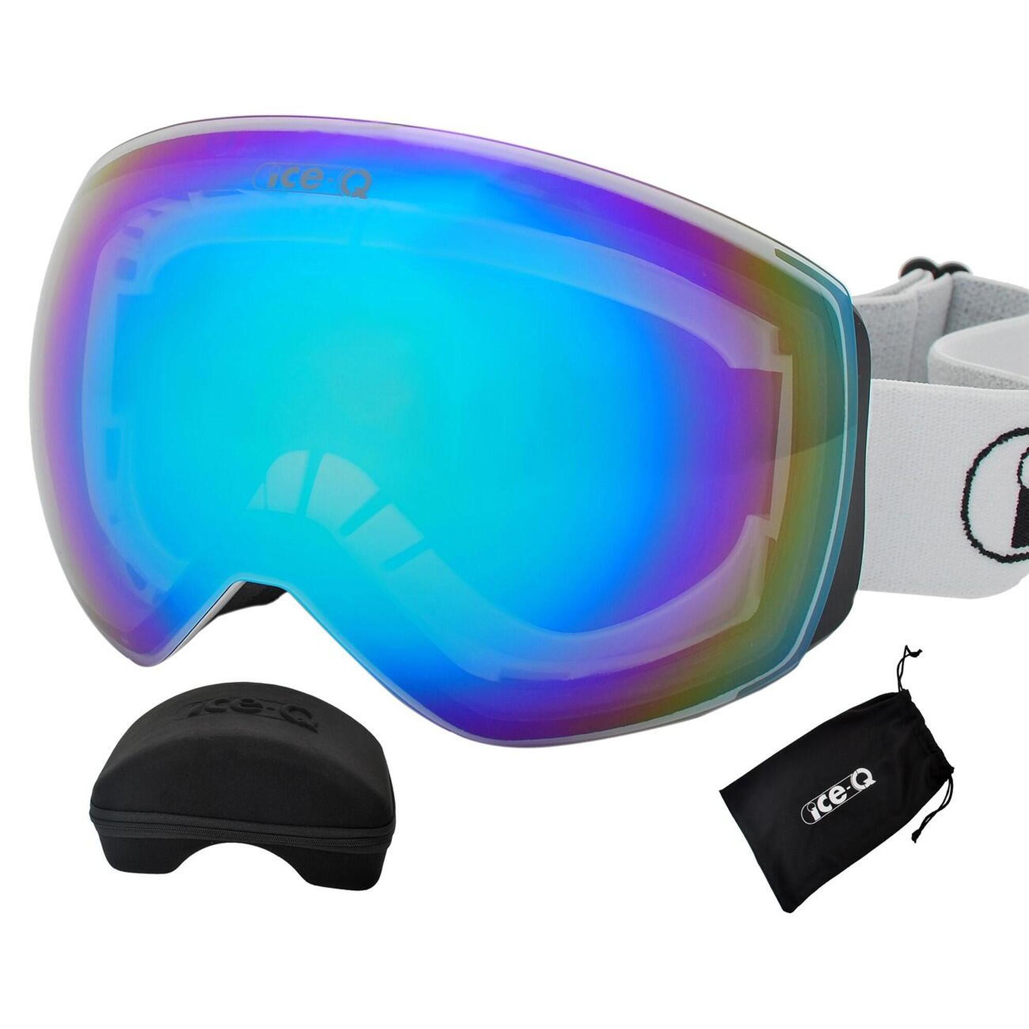 Gogle narciarskie dla dorosłych Ice-Q Cortina 3  Anti-slip  OTG na okulary