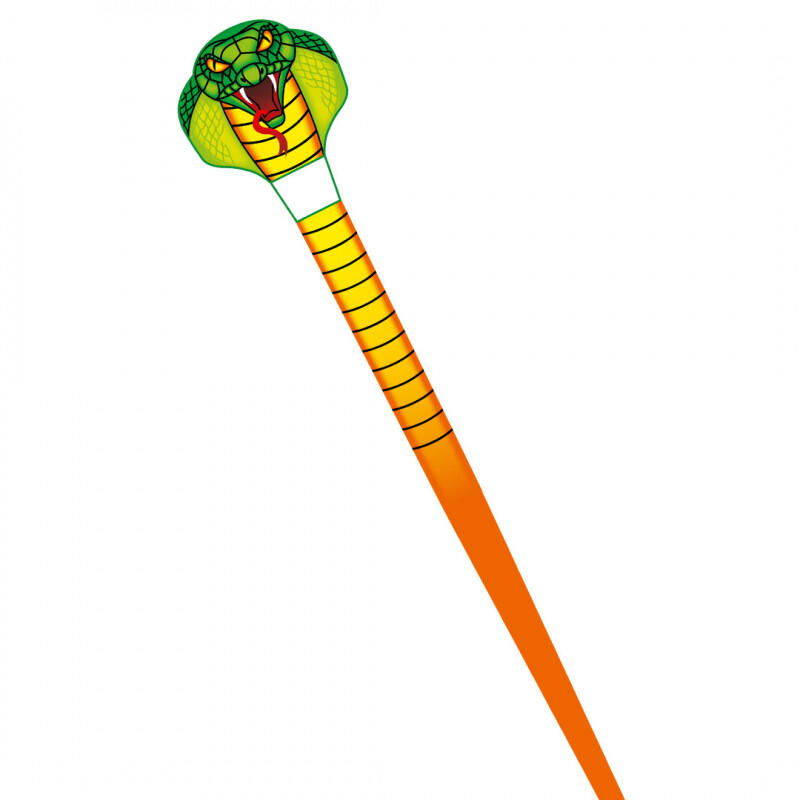 Latawiec dziecięcy HQ Emerald Cobra Kite 1000 cm 102199 Zielony 67 x 50 cm