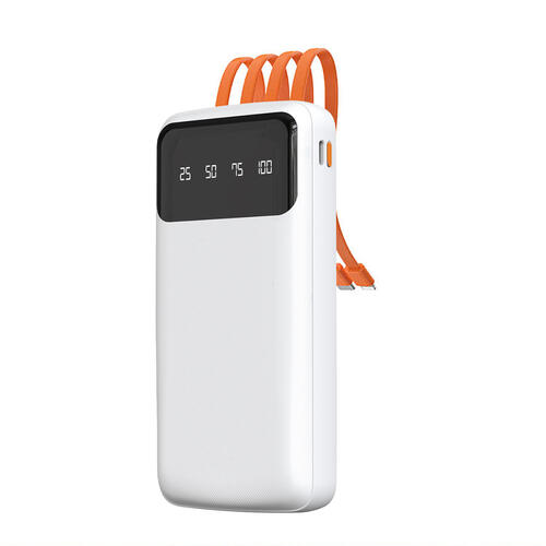 Dudao K6Pro 10000mAh 3-w-1 zewnętrzna bateria, biała (K6Pro-white)