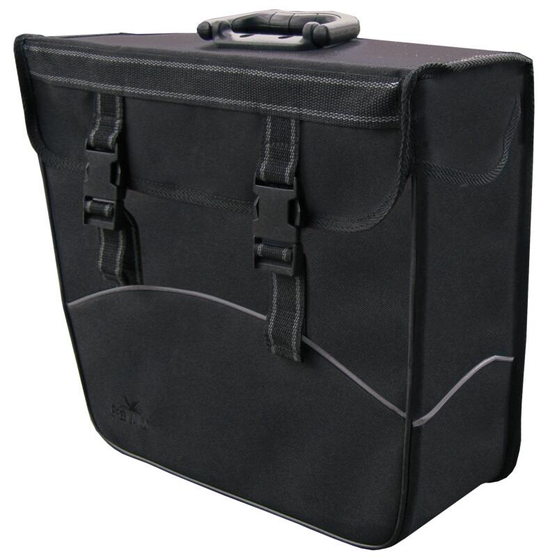 Torba Rowerowa Lewa 20 Liter 37X33X14 Cm - Czarna