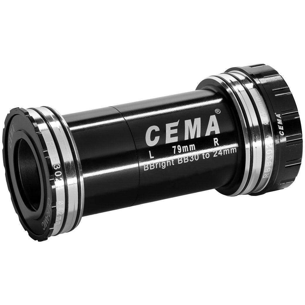 CEMA suport BBRIGHT42 79 mm x 42 mm Shimano stal nierdzewna czarny