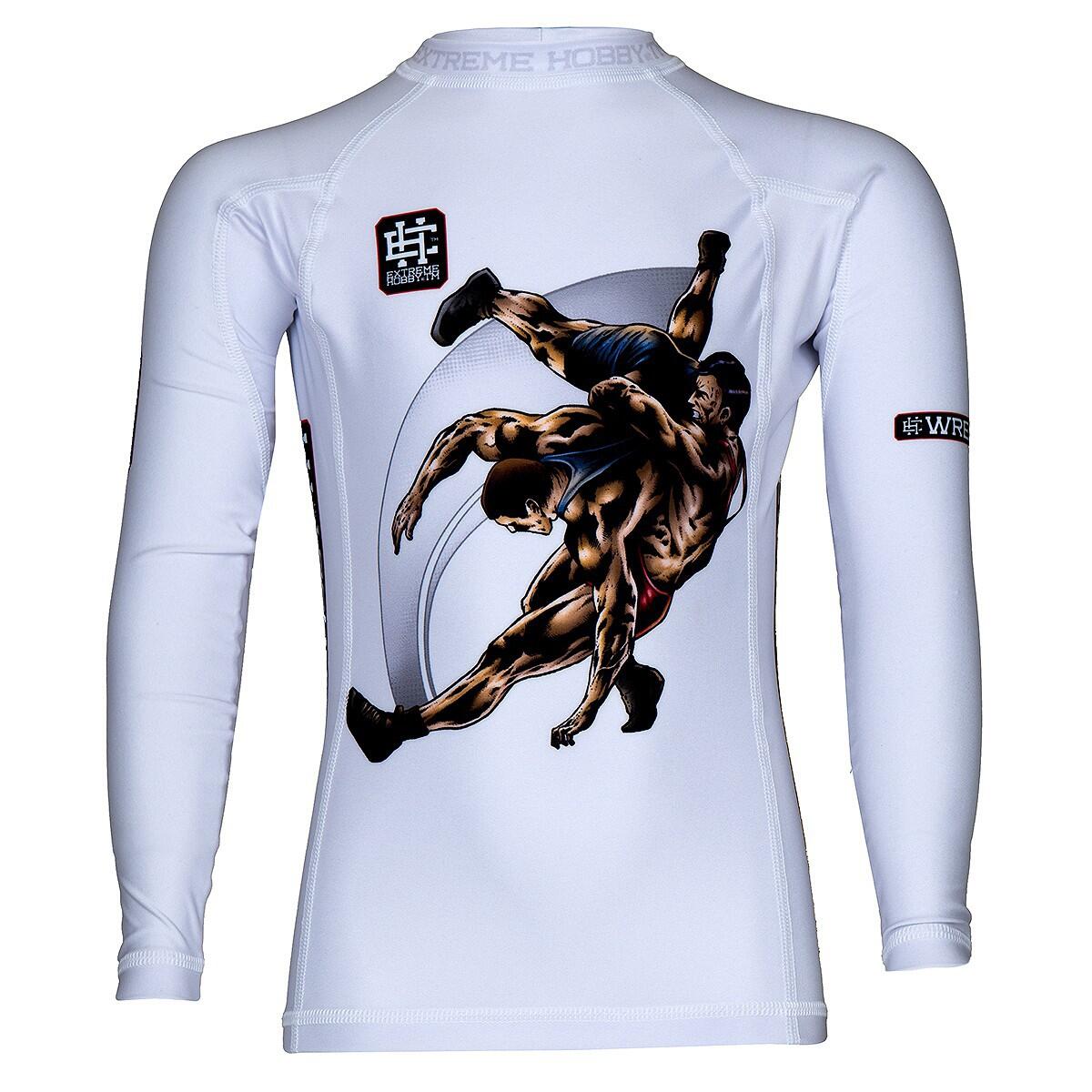 Koszulka sportowa dziecięca Rashguard do MMA EXTREME HOBBY WRESTLING