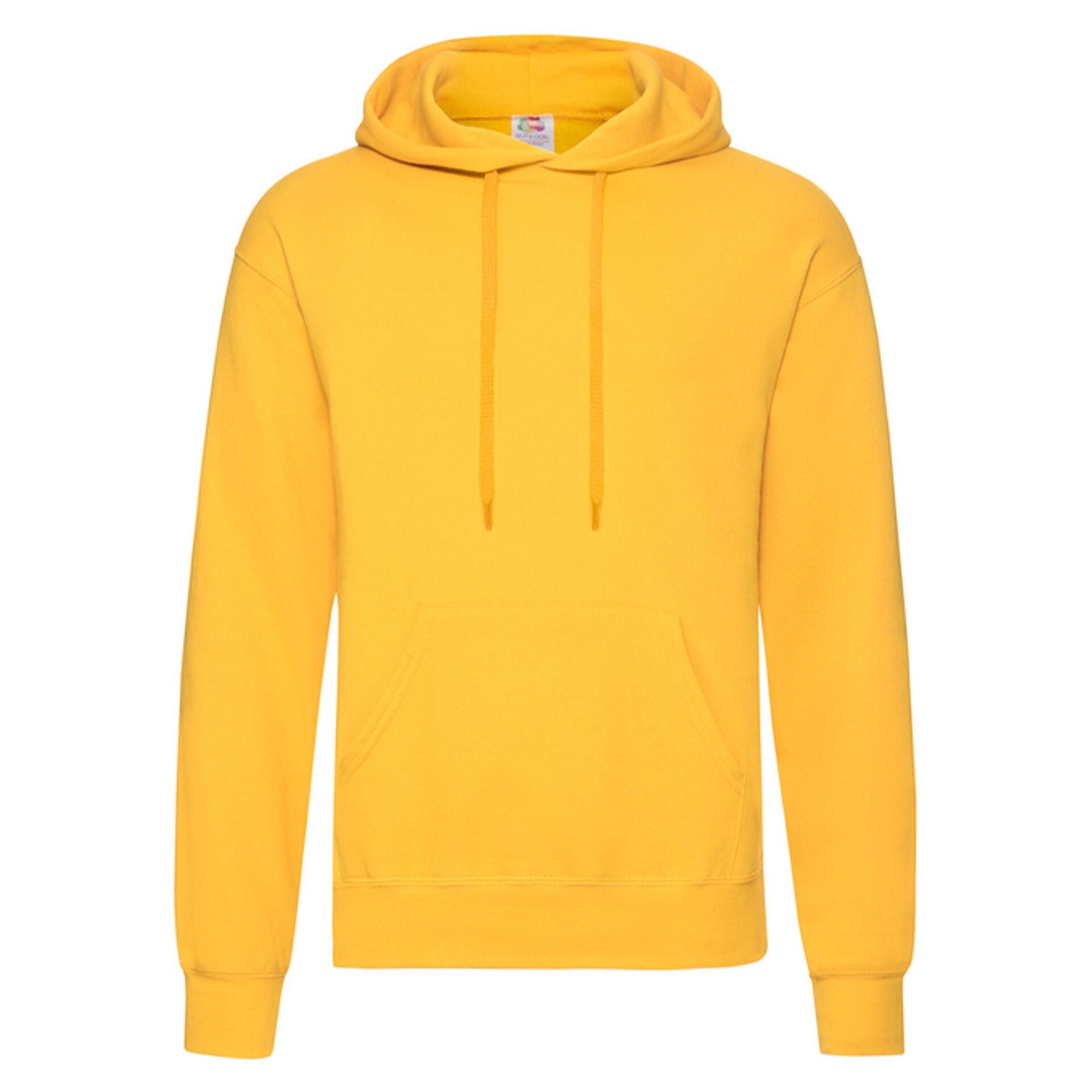 Bluza Fruit Of The Loom Classic z kapturem dla dorosłych Mostaza