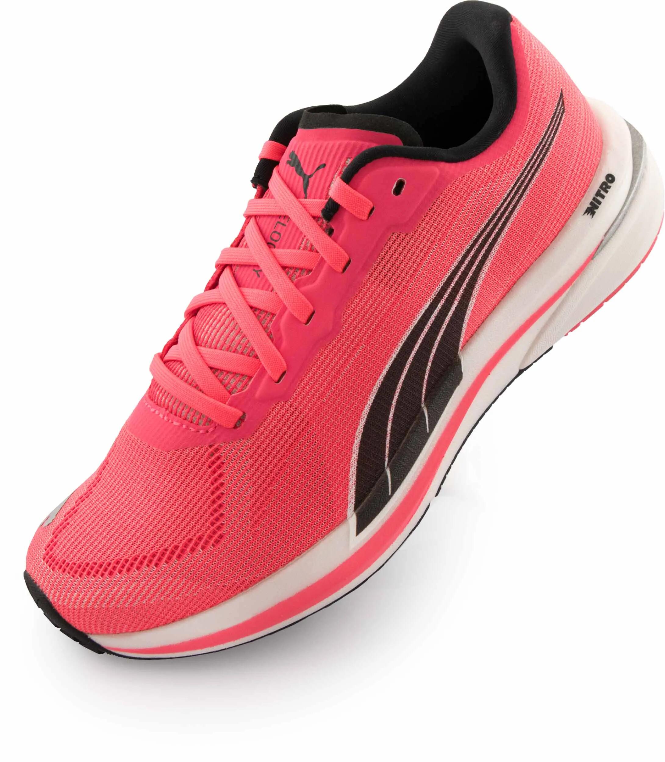 Puma Wmns Velocity Nitro Czerwono-czarno-biały Różowy