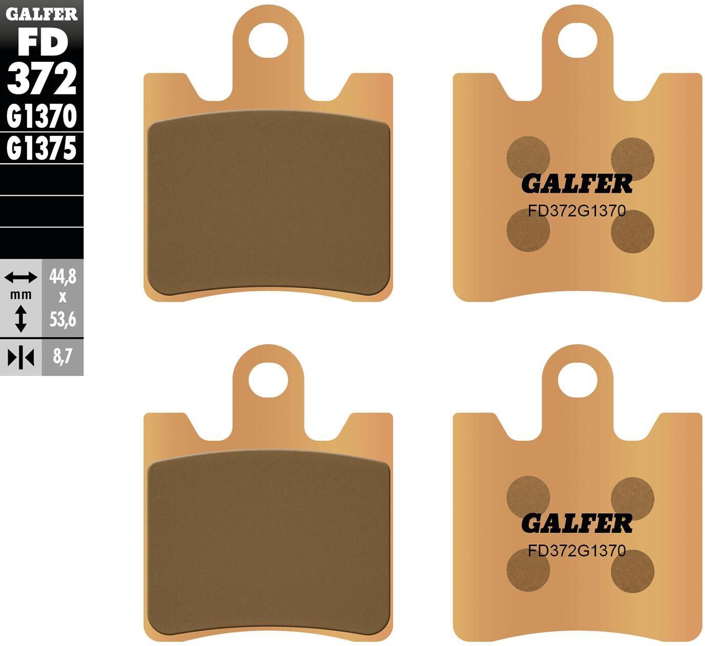 GALFER FD372 (G1370) klocki hamulcowe z metalu spiekanego