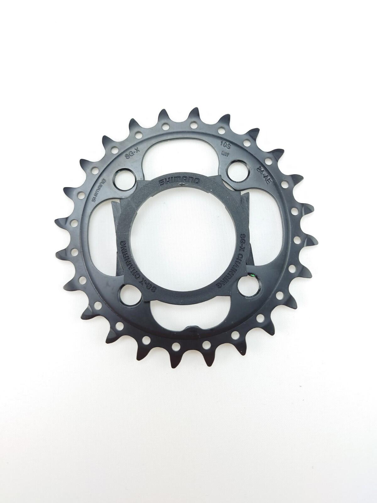 Shimano zębatka 24T czarna 4-ramienna