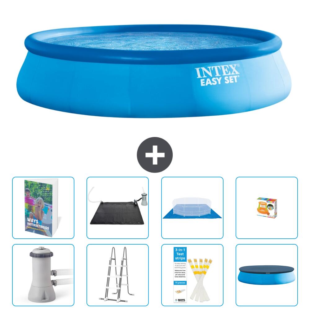 INTEX Basen Easy Set Okrągły - 457x107 cm - 9-częściowy S559