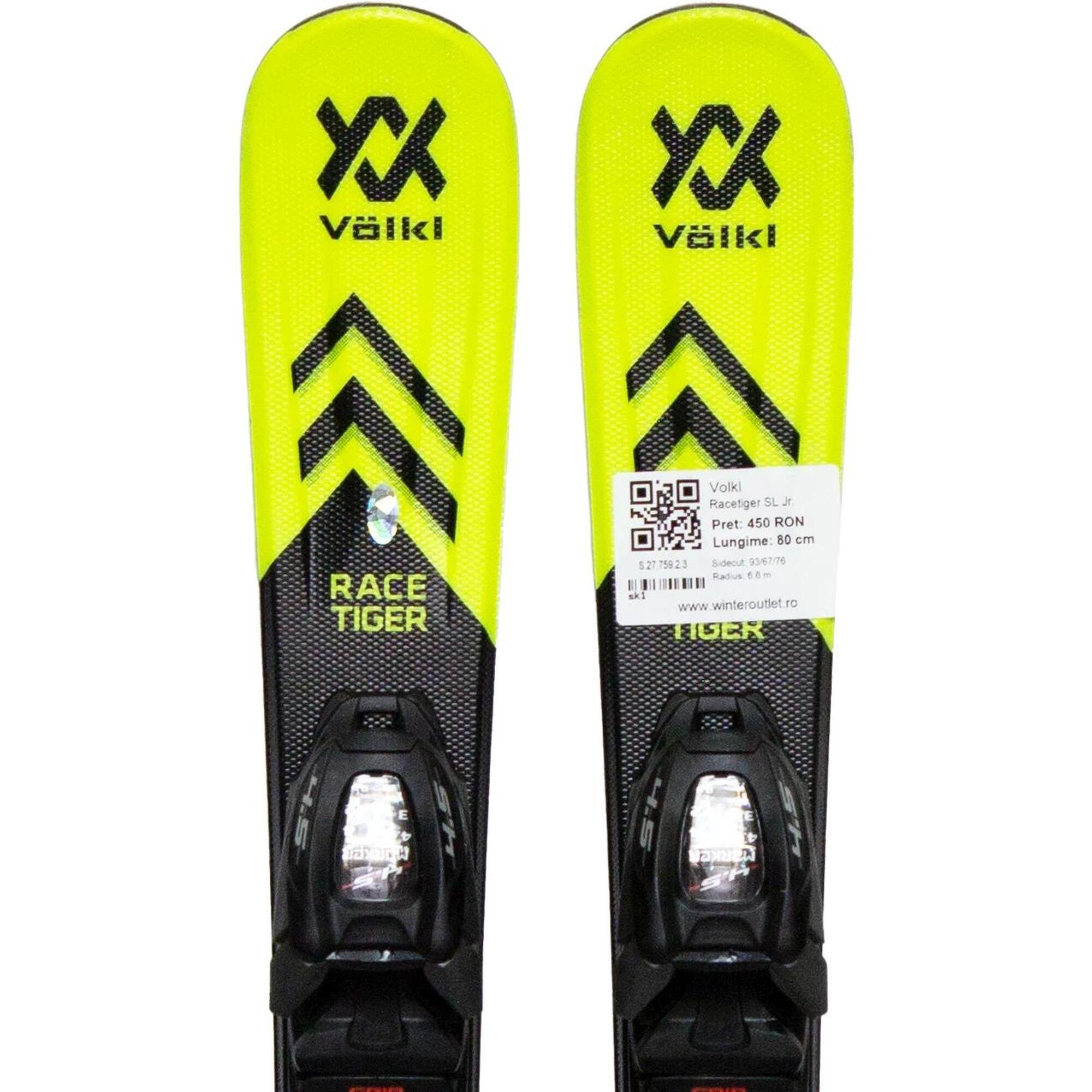 Second Life- Narty VOLKL Racetiger SL Jr.  80 cm - Stan bardzo dobry