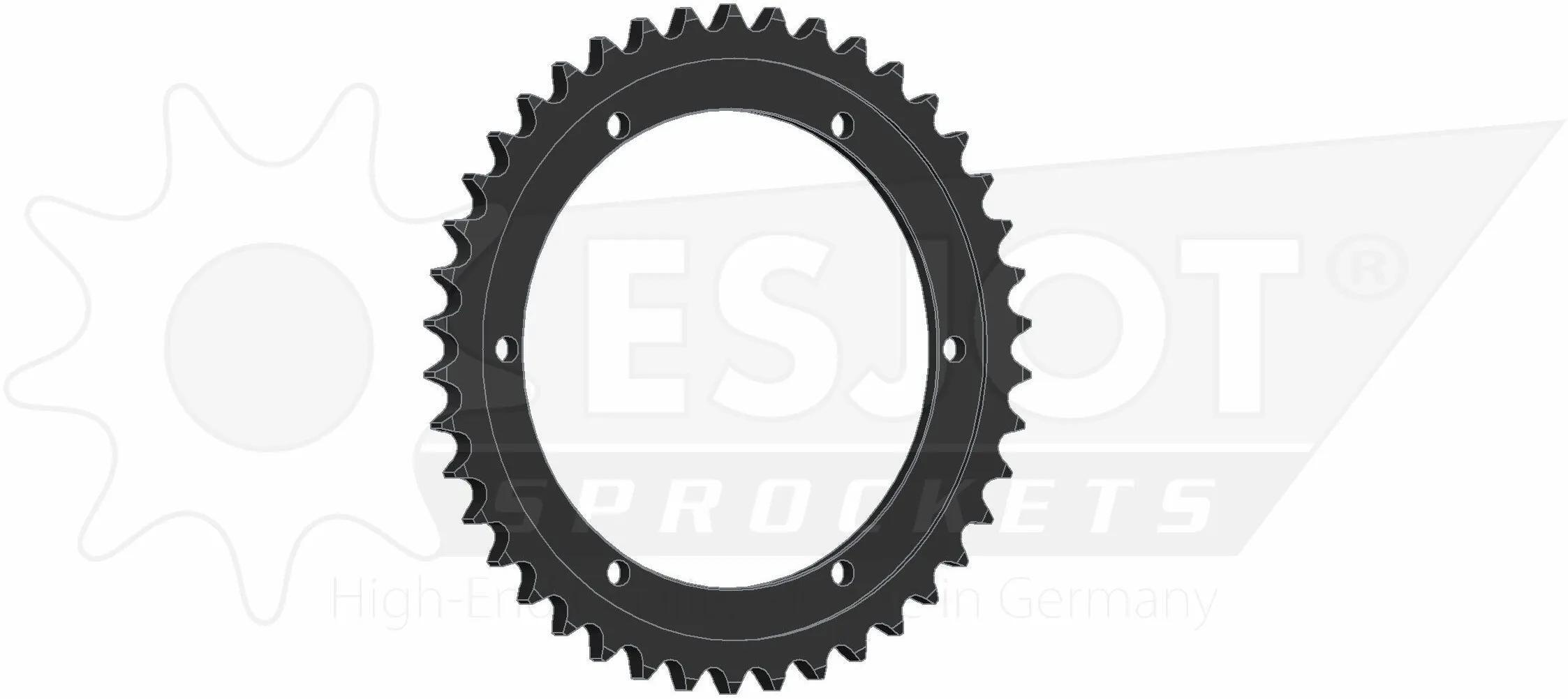 Kółko łańcuchowe Esjot 530 42z stal czarna