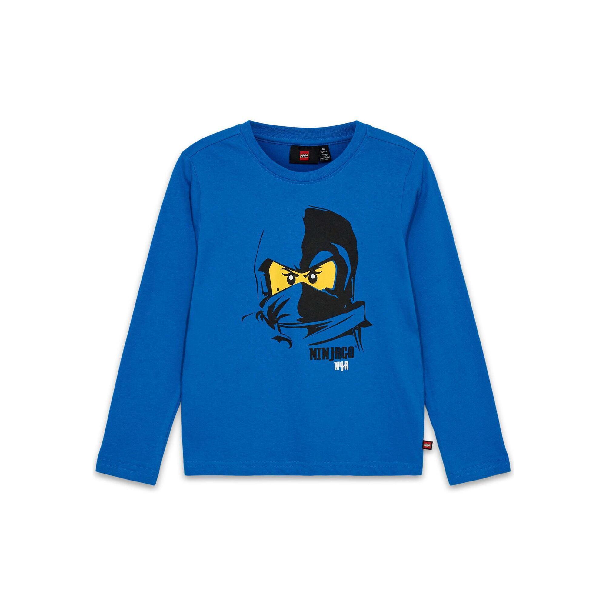 LEGO NINJAGO koszulka dziecięca z długim rękawem Tano 603 niebieska.