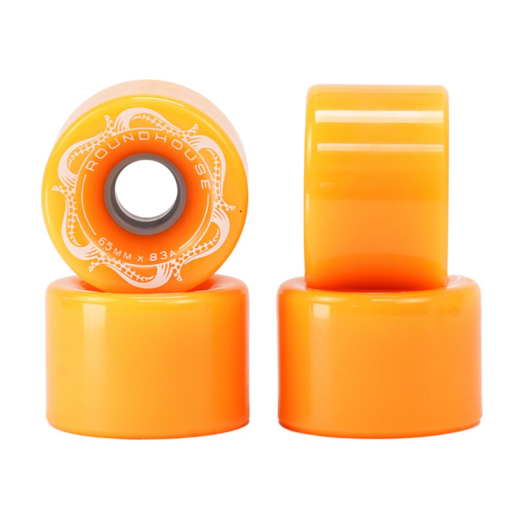 Koła do skateboardu - Roundhouse Slick - 65mm/83a - Orange Glo - Carver