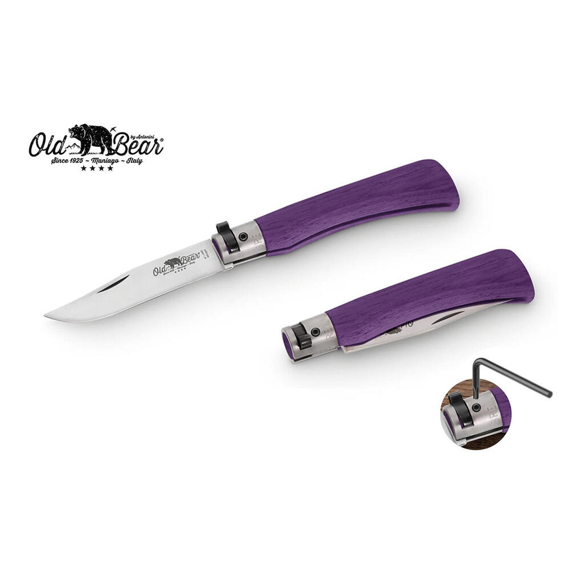 Nóż składany włoski Antonini Satin Stainless XL