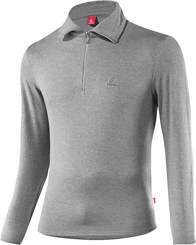 Męski termiczny T-shirt Löffler Transtex Zip-Rolli Basic CF XS.