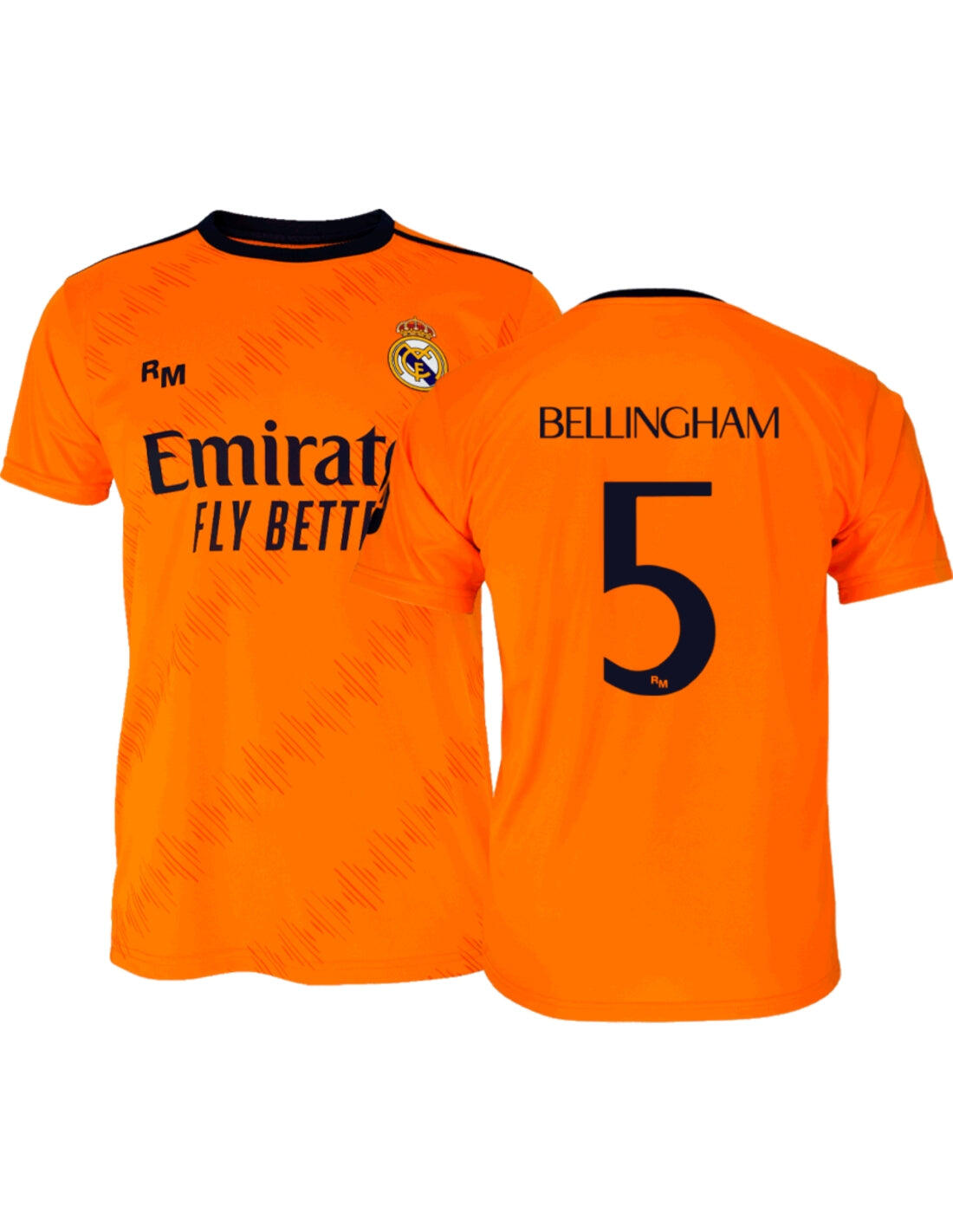 Replika Drugiej Koszulki Kibica Real Madryt 2024-25 Premium - Bellingham 5