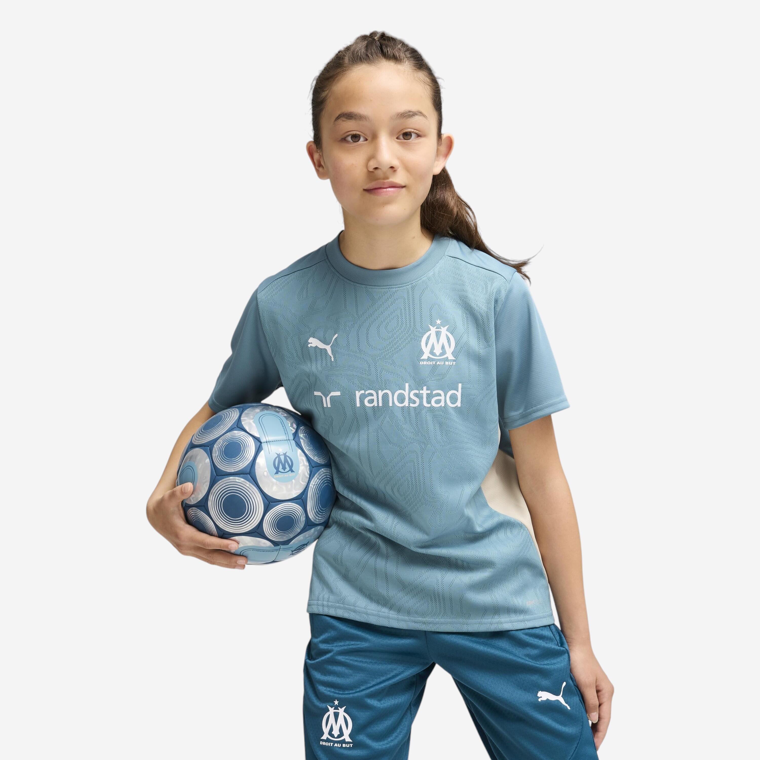 Koszulka piłkarska replika dla dzieci Puma Olympique Marsylia 24/25 treningowa