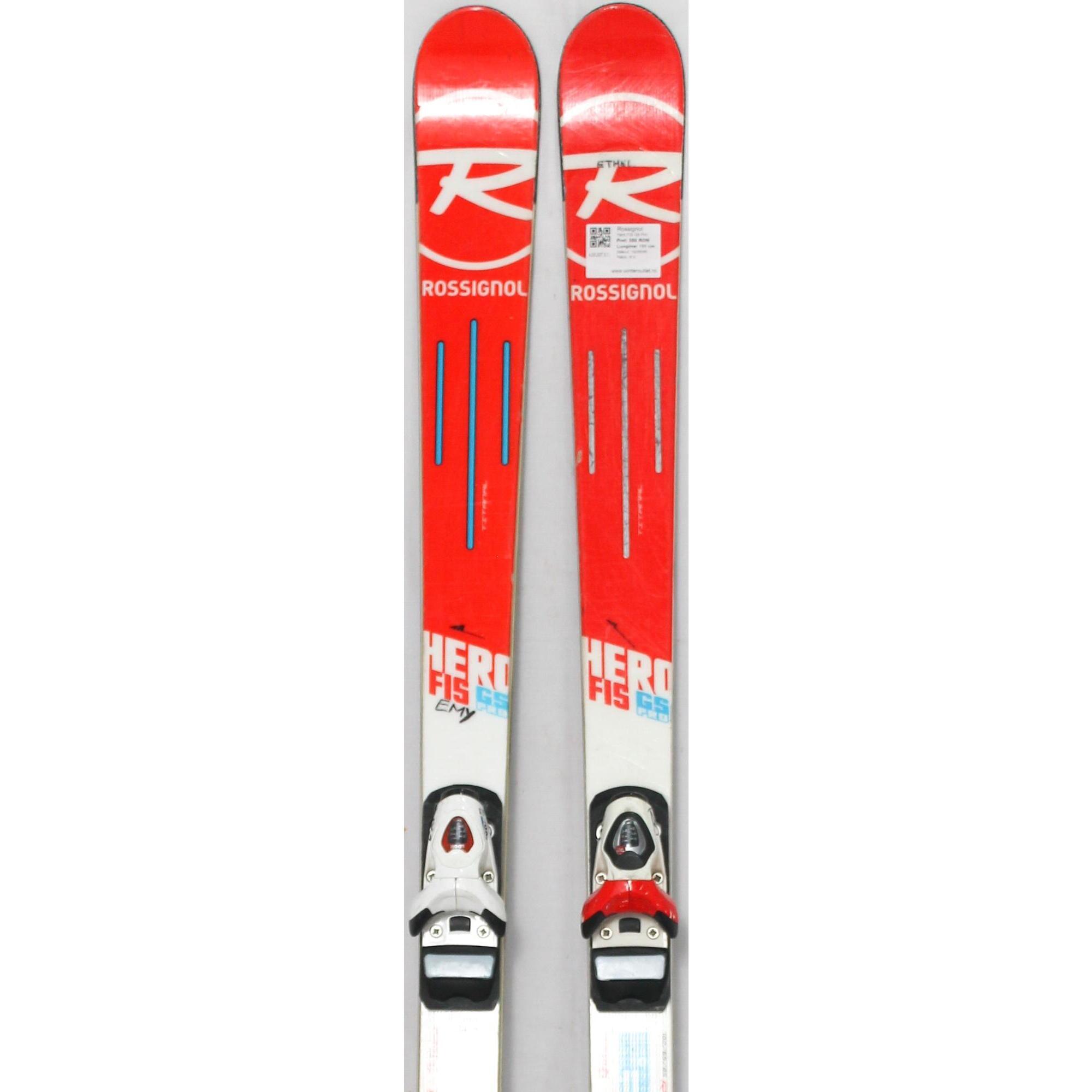 Second Life- Narty ROSSIGNOL Hero FIS GS Pro  144 cm - Stan dobry
