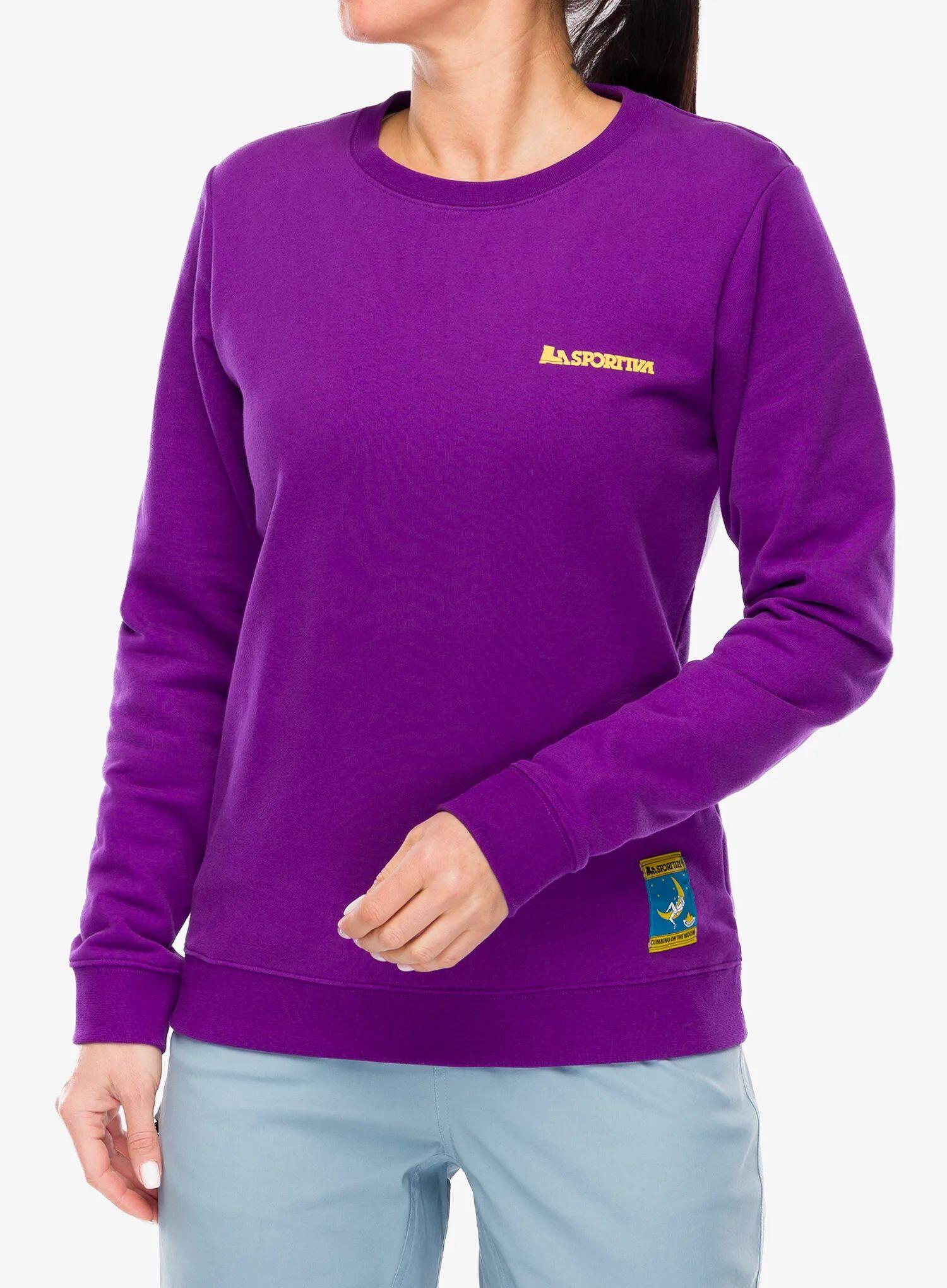 Bluza damska bez kaptura La Sportiva Climbing on the Moon Sweatshirt