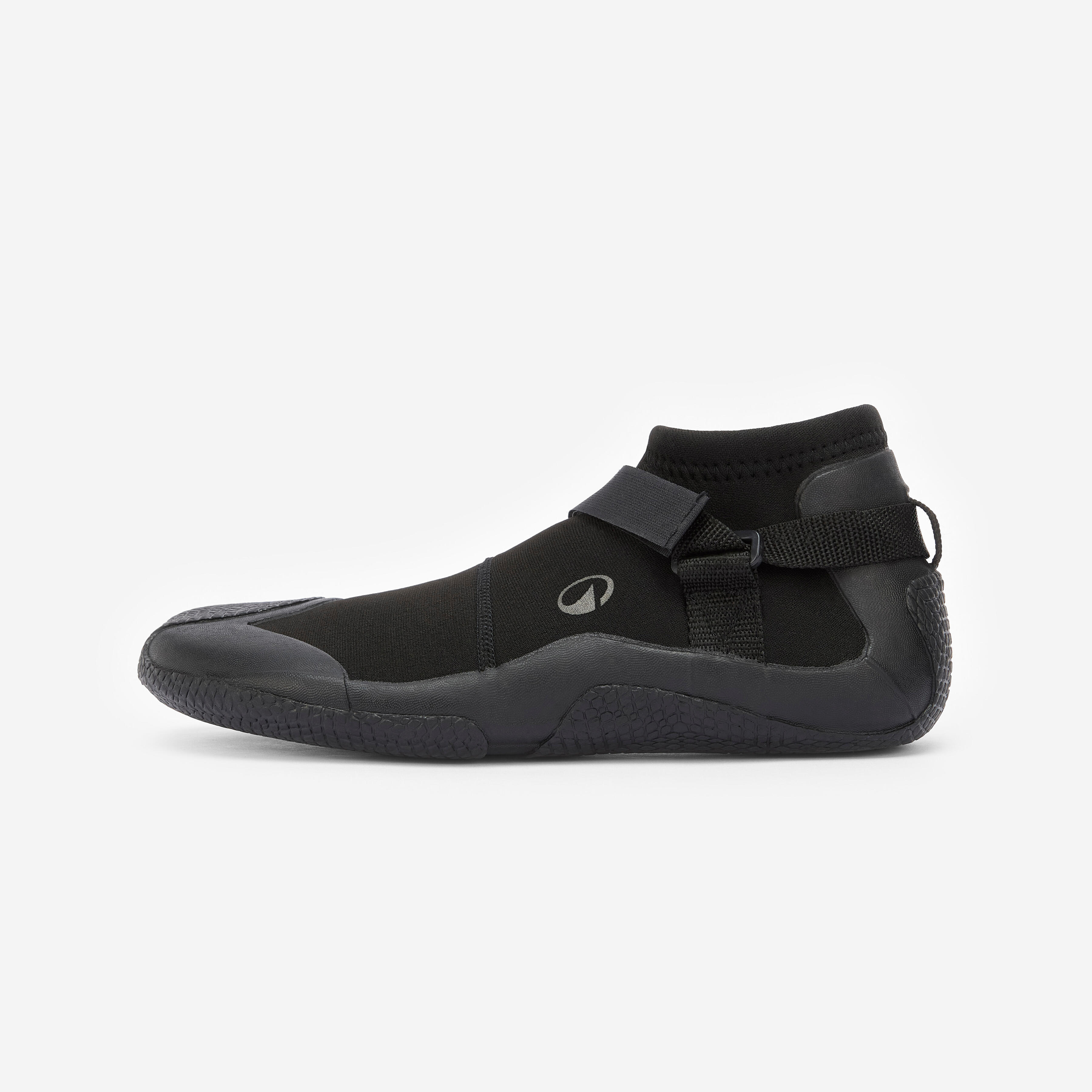 Buty niskie surfingowe Decathlon 100 z naturalnego kauczuku 3 mm