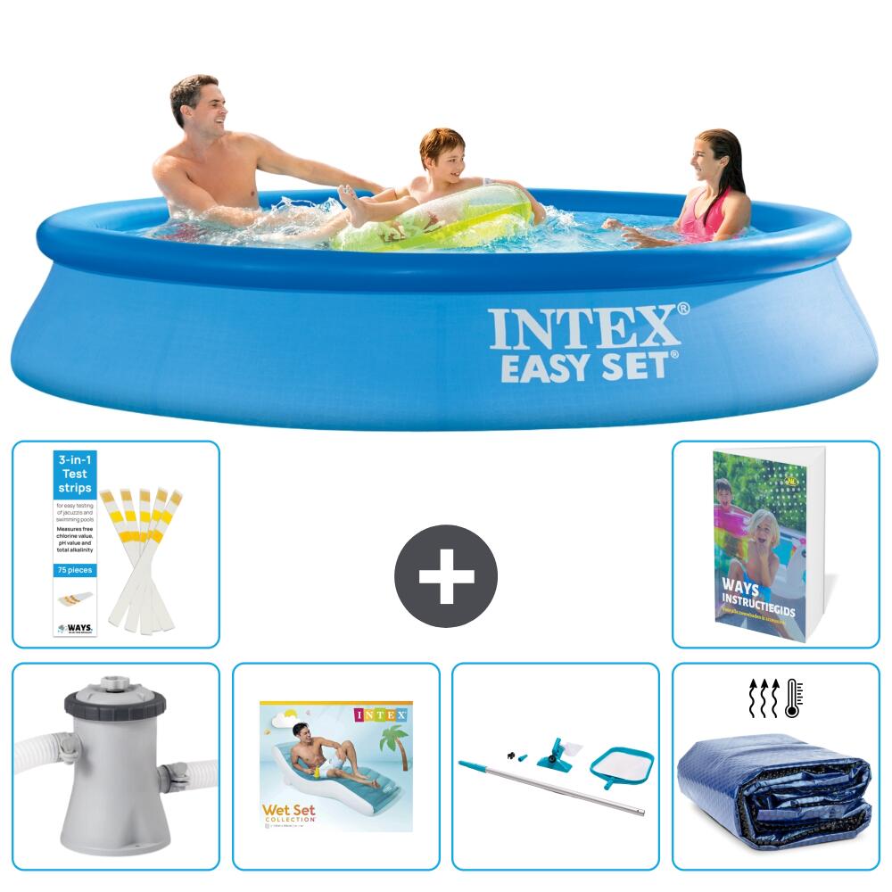 INTEX Basen Easy Set Okrągły - 305x61 cm - 7-częściowy S270