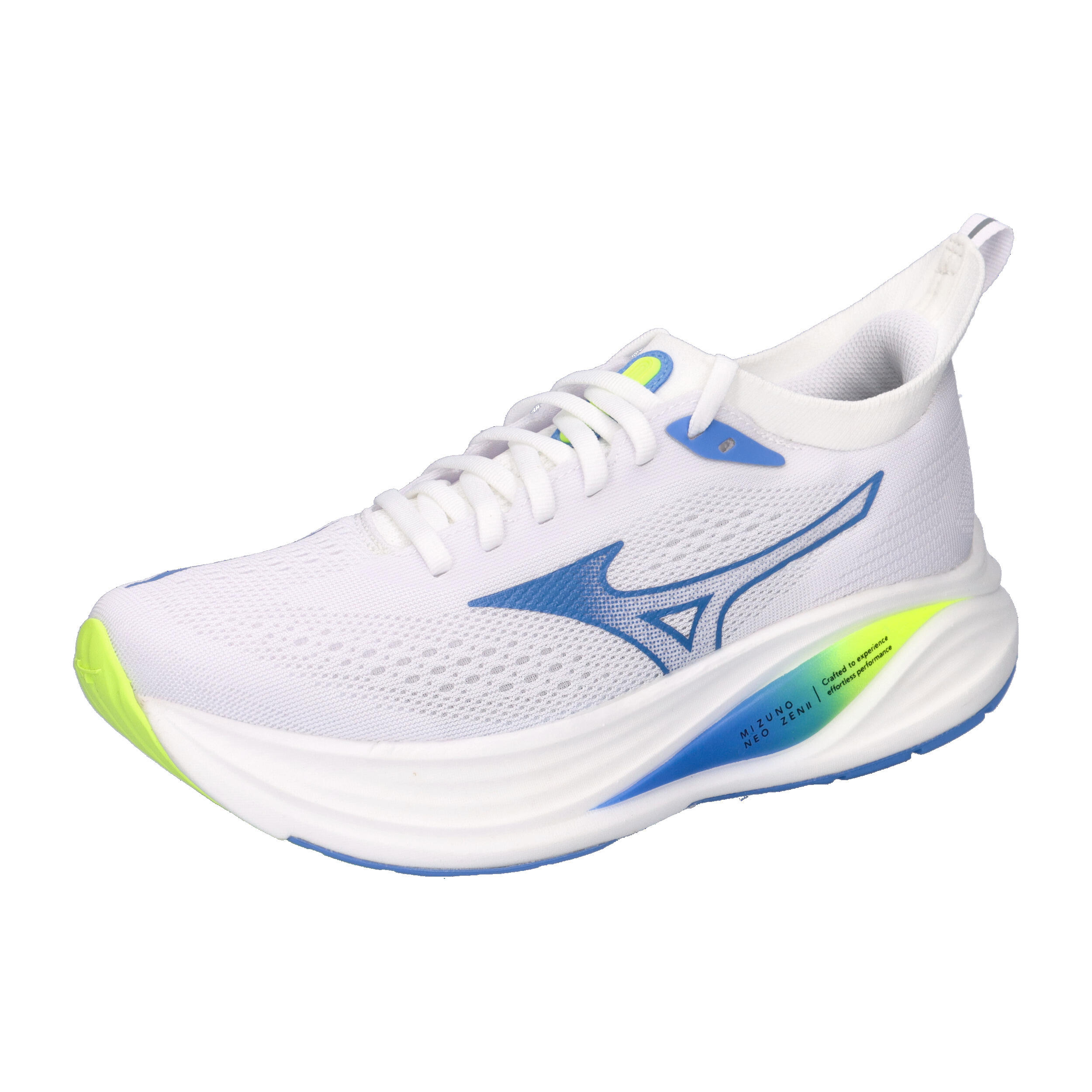 Buty do biegania damskie Mizuno Neo Zen 2 white/ultramarine/lightning yellow