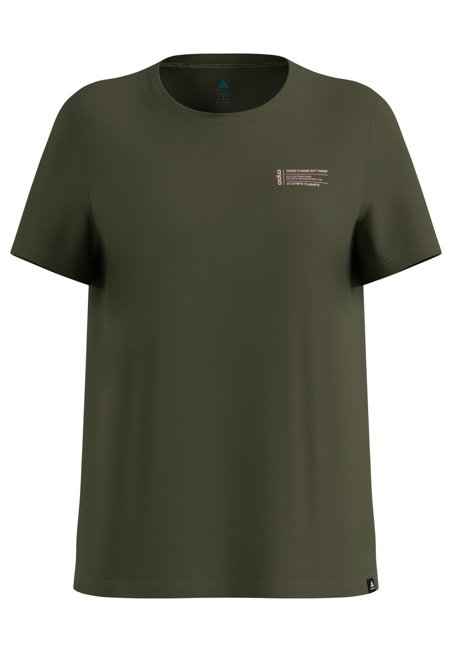 Koszulka z krótkim rękawem damska ODLO T-shirt crew neck s/s COTTON BLEND