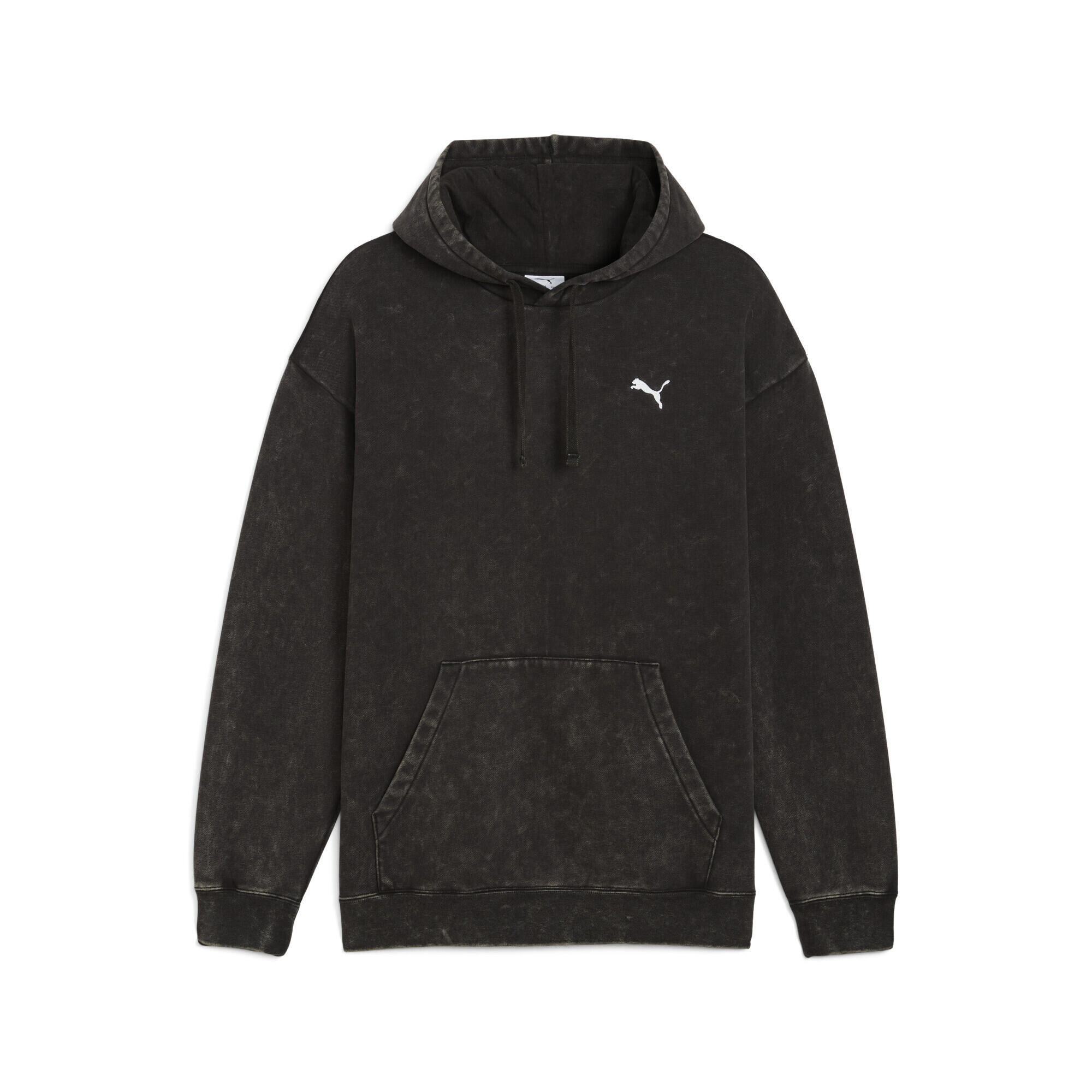 Męska bluza z kapturem Essentials Elevated o luźnym kroju z efektem sprania PUMA