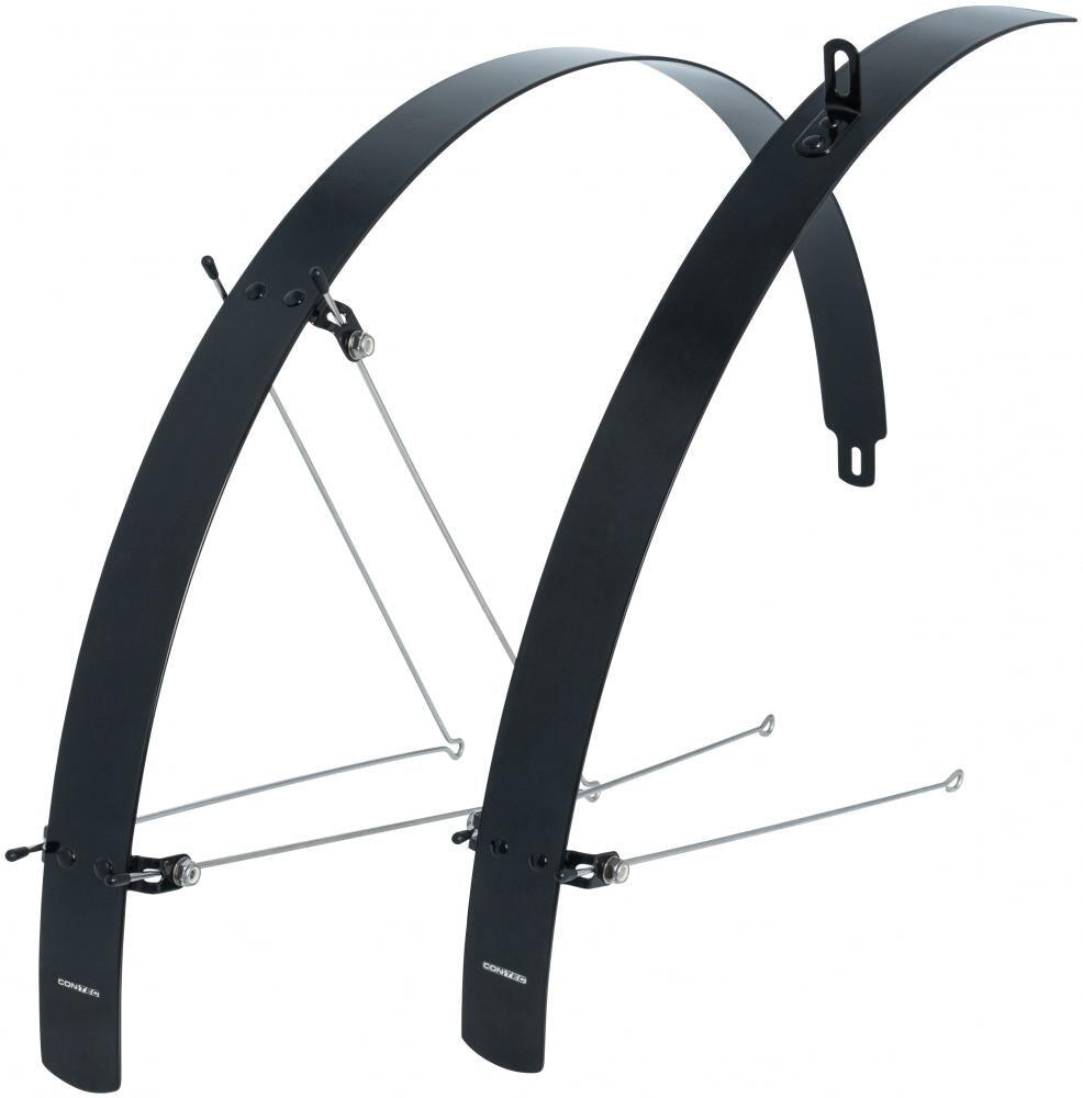 Zestaw błotników CONTEC Flat Fender 28 42mm aluminium czarny