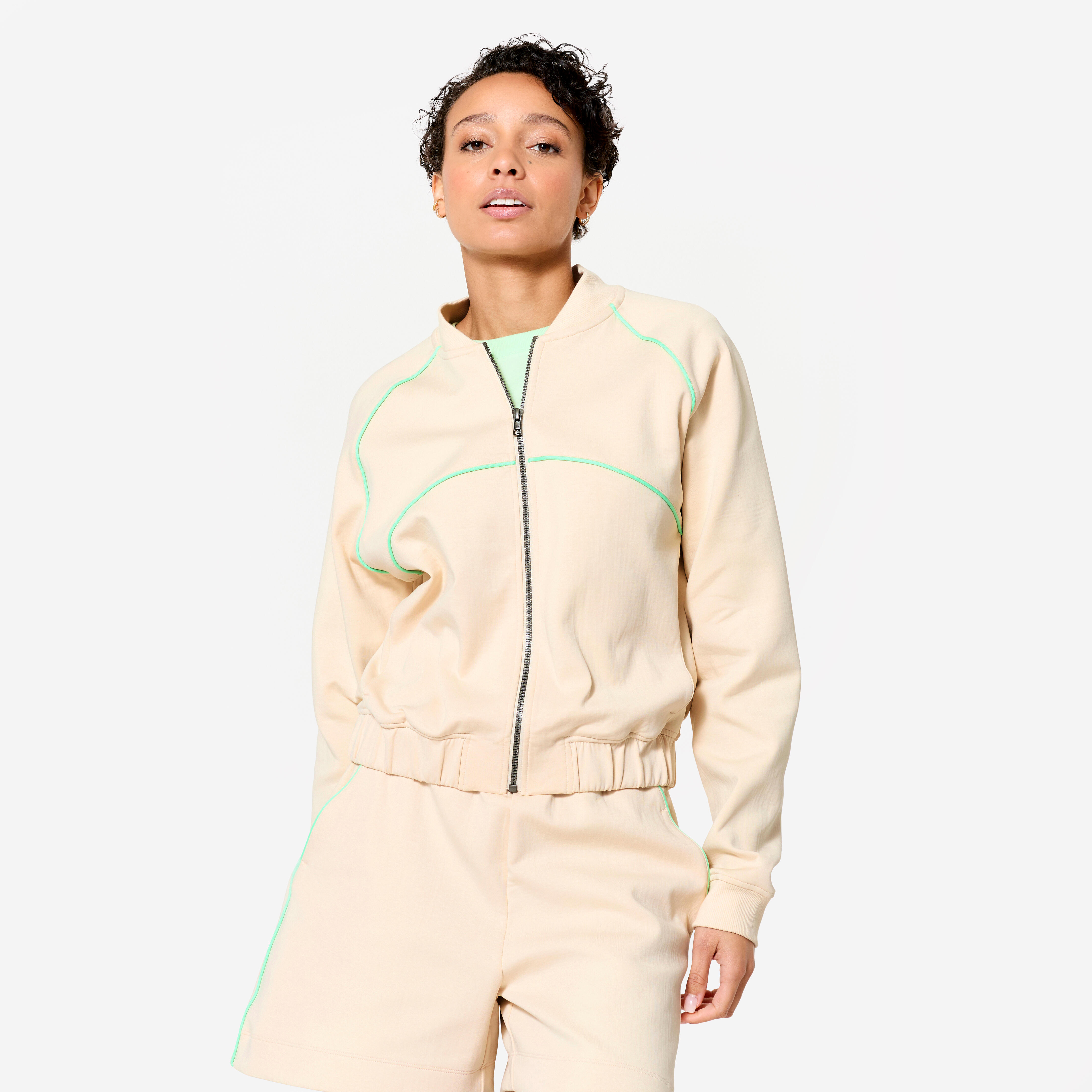 Bluza fitness bomberka damska Domyos