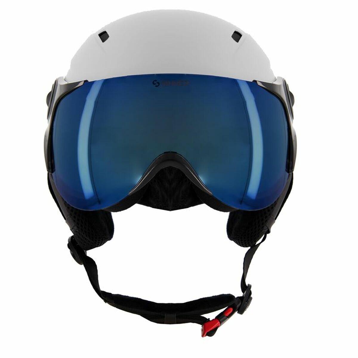 Kask narciarski Typhoon Visera Biały