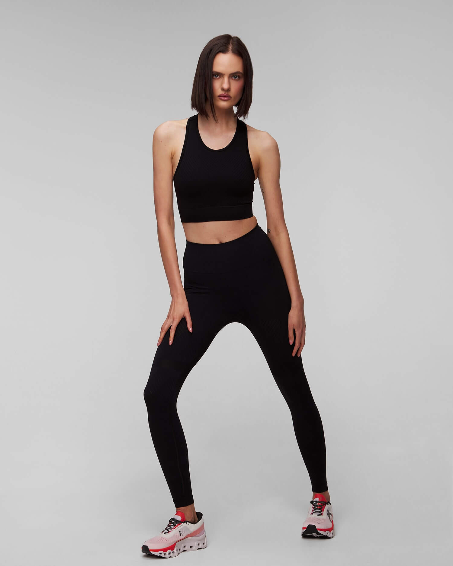 Legginsy Sportowe Damskie Casall Bezszwowe Wysoki Stan