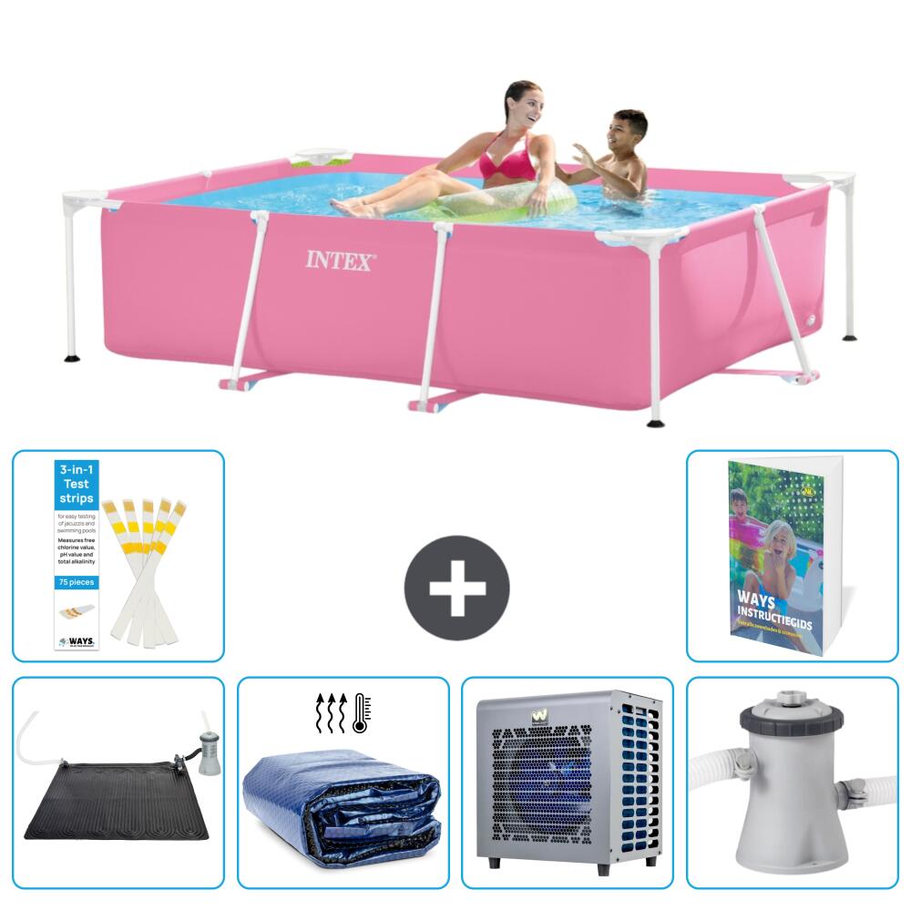 INTEX Basen ze stelażem Prostokątny - 220x150x60 cm - 7-częściowy S42