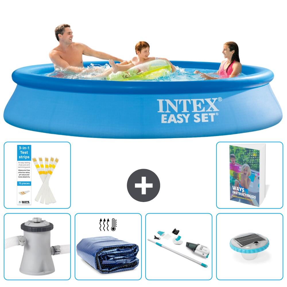 INTEX Basen Easy Set Okrągły - 305x61 cm - 7-częściowy S204