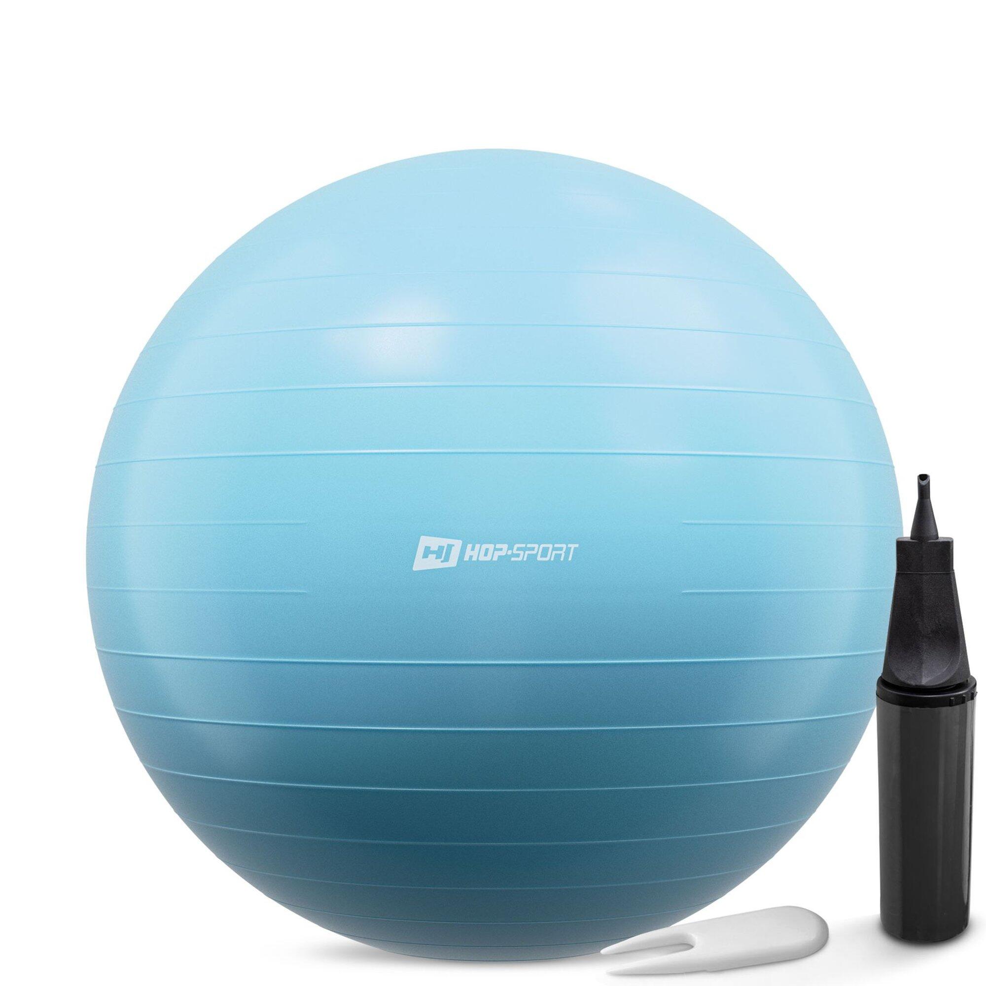 Piłka do ćwiczeń 65cm z pompką Hop-Sport HS-R065YB