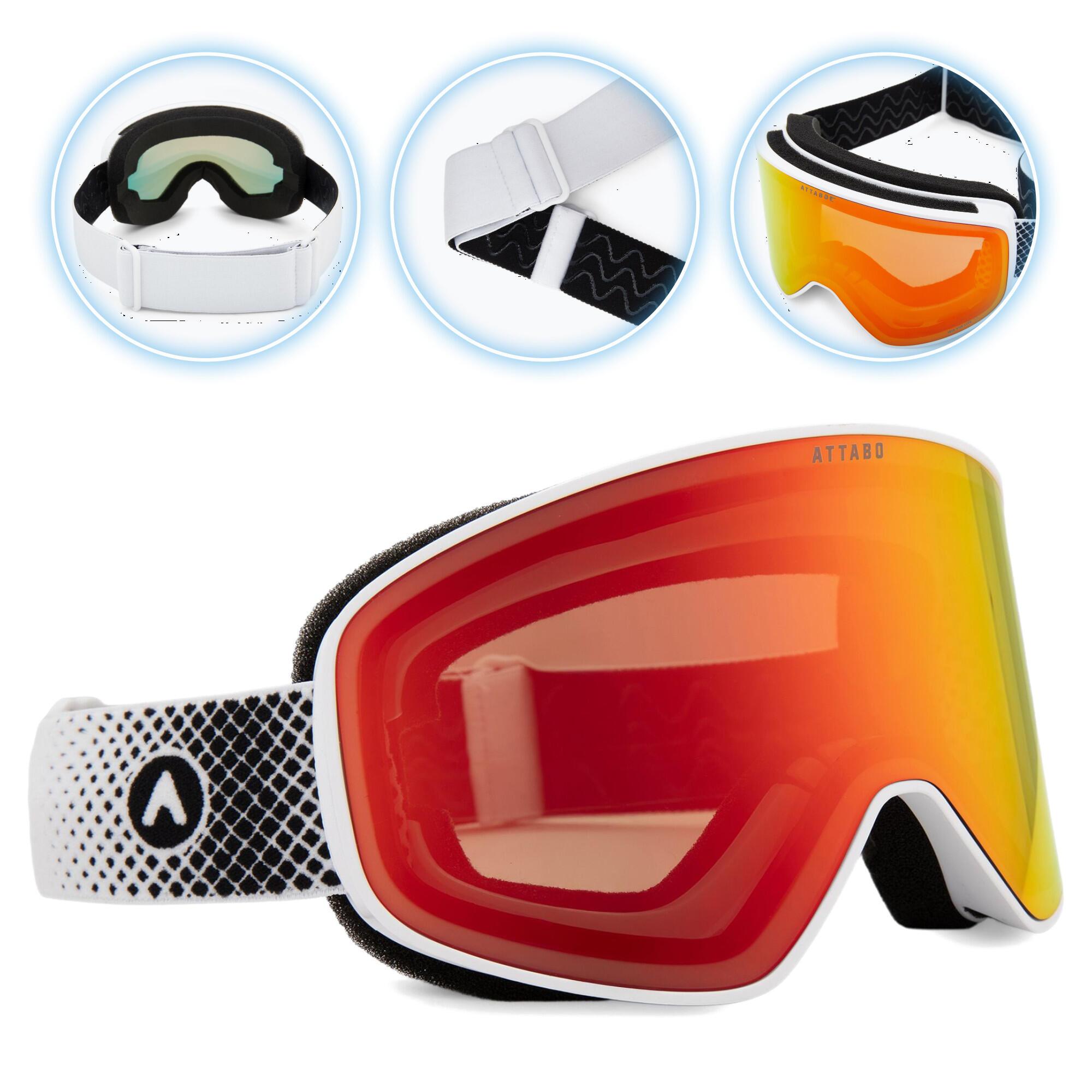 Gogle narciarskie ATTABO narciarskie Kinik