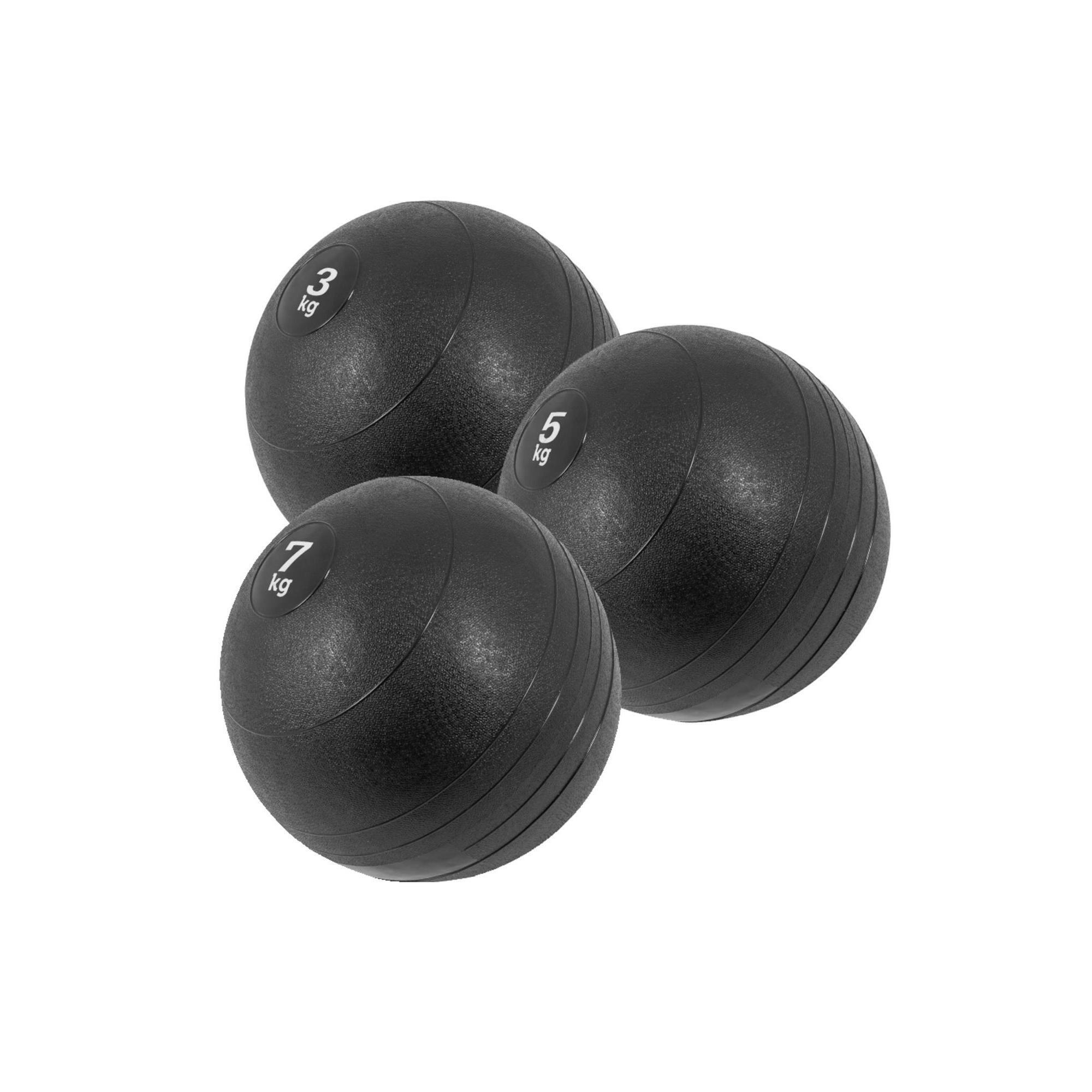 Zestaw piłek lekarskich 15 kg - 3 sztuki slamball Gorilla Sports