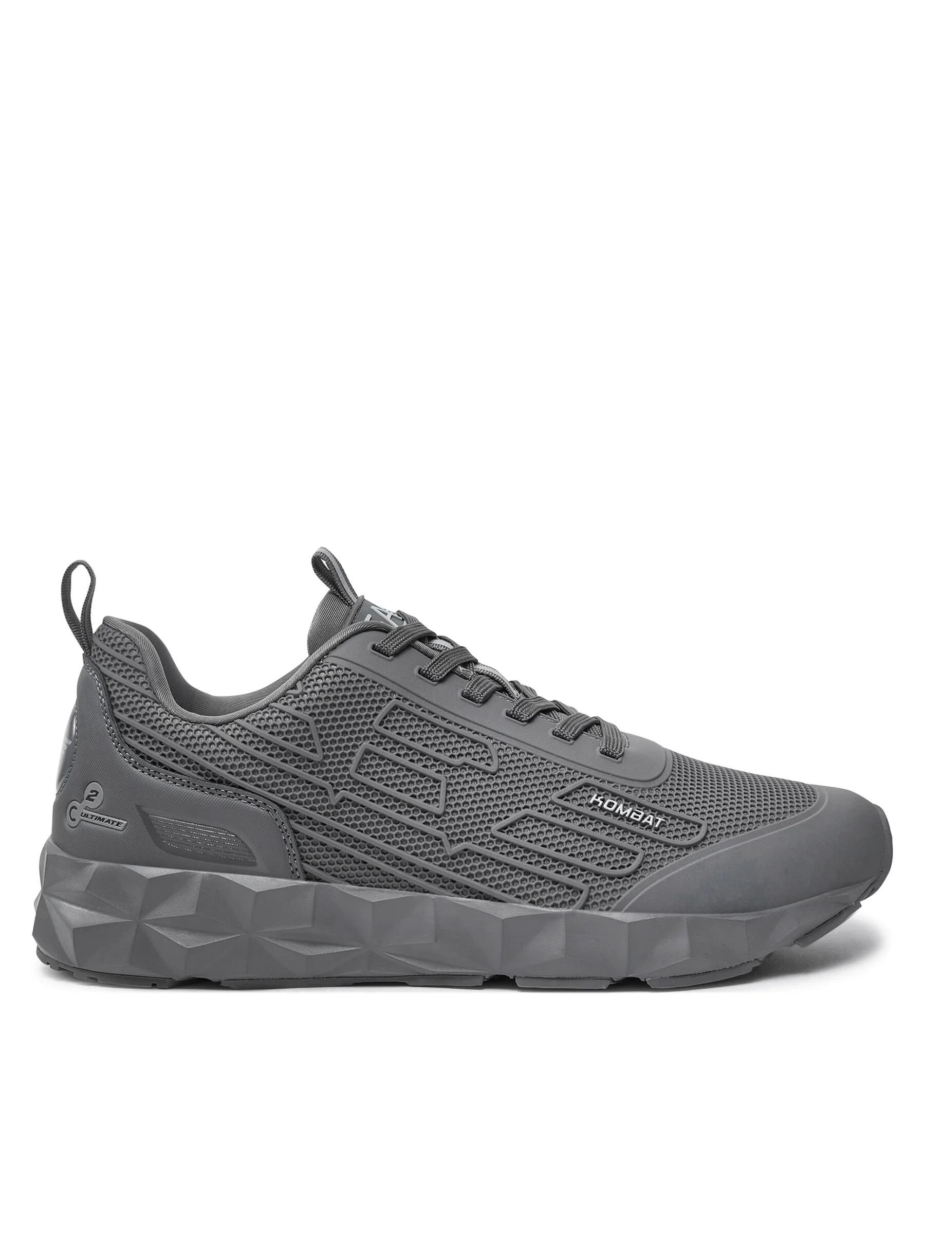 Sneakersy męskie EA7 Emporio Armani Ultimate C2 Kombat buty sportowe szare