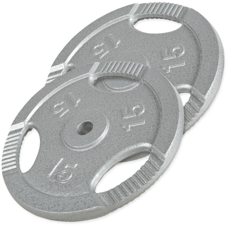 Zestaw 2x5, 2x10 kg obciążenia żeliwne 31 mm