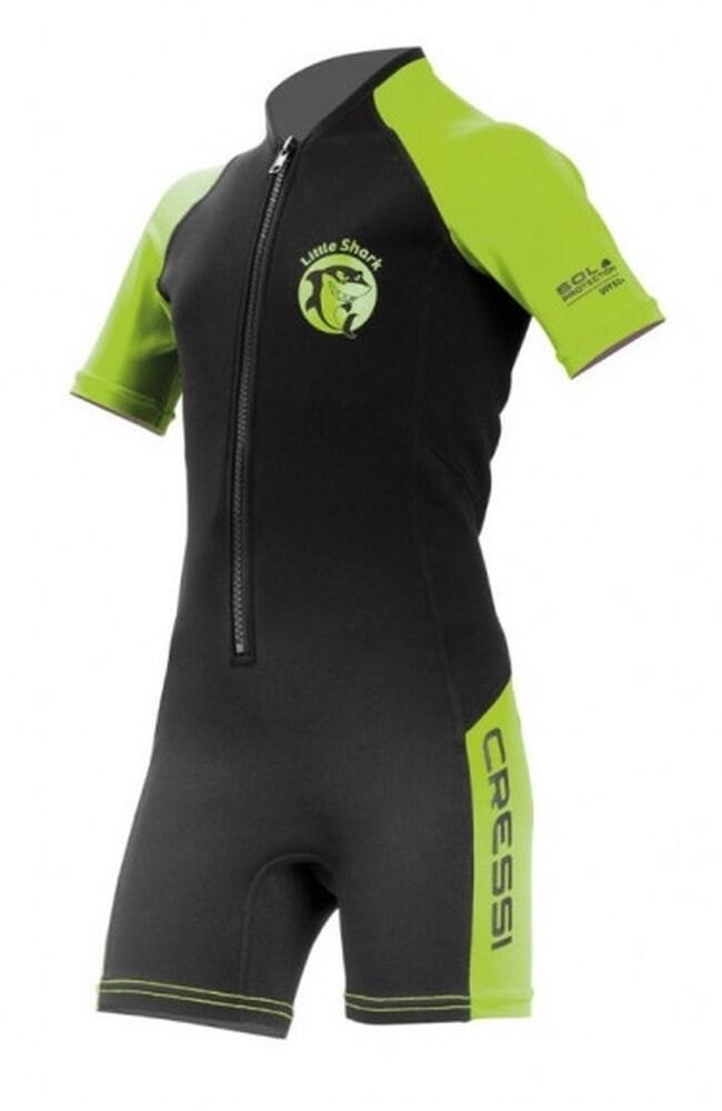Pianka neoprenowa dziecięca Cressi Little Shark Jr Lime 3/4