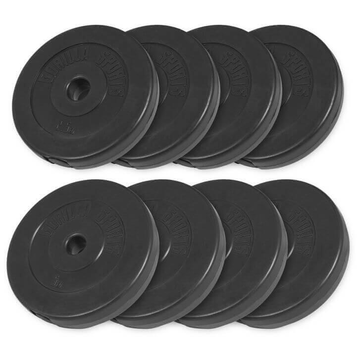 Zestaw obciążeń do treningu Gorilla Sports 30kg