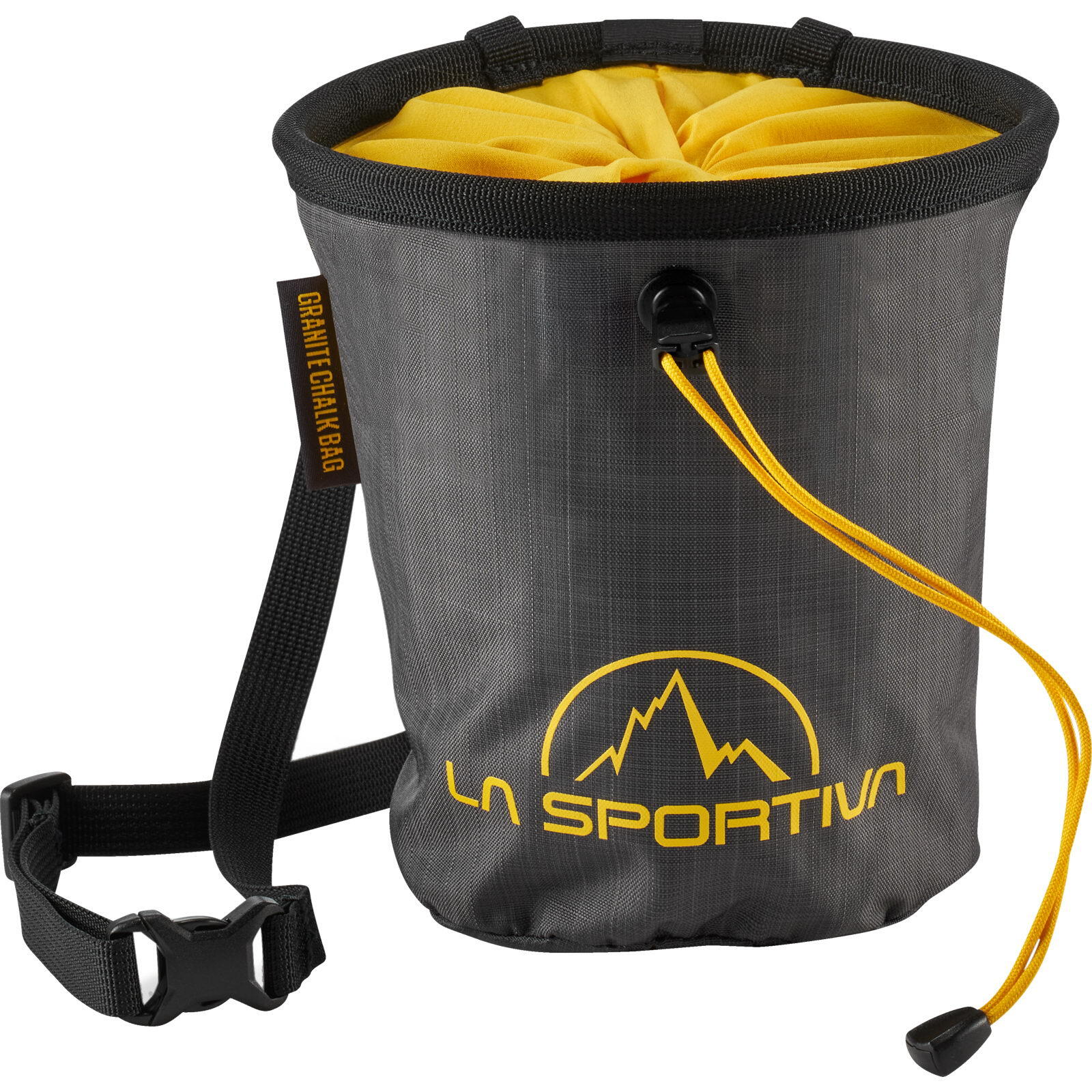 Woreczek na magnezję La Sportiva Granite Chalk Bag - onyx/black
