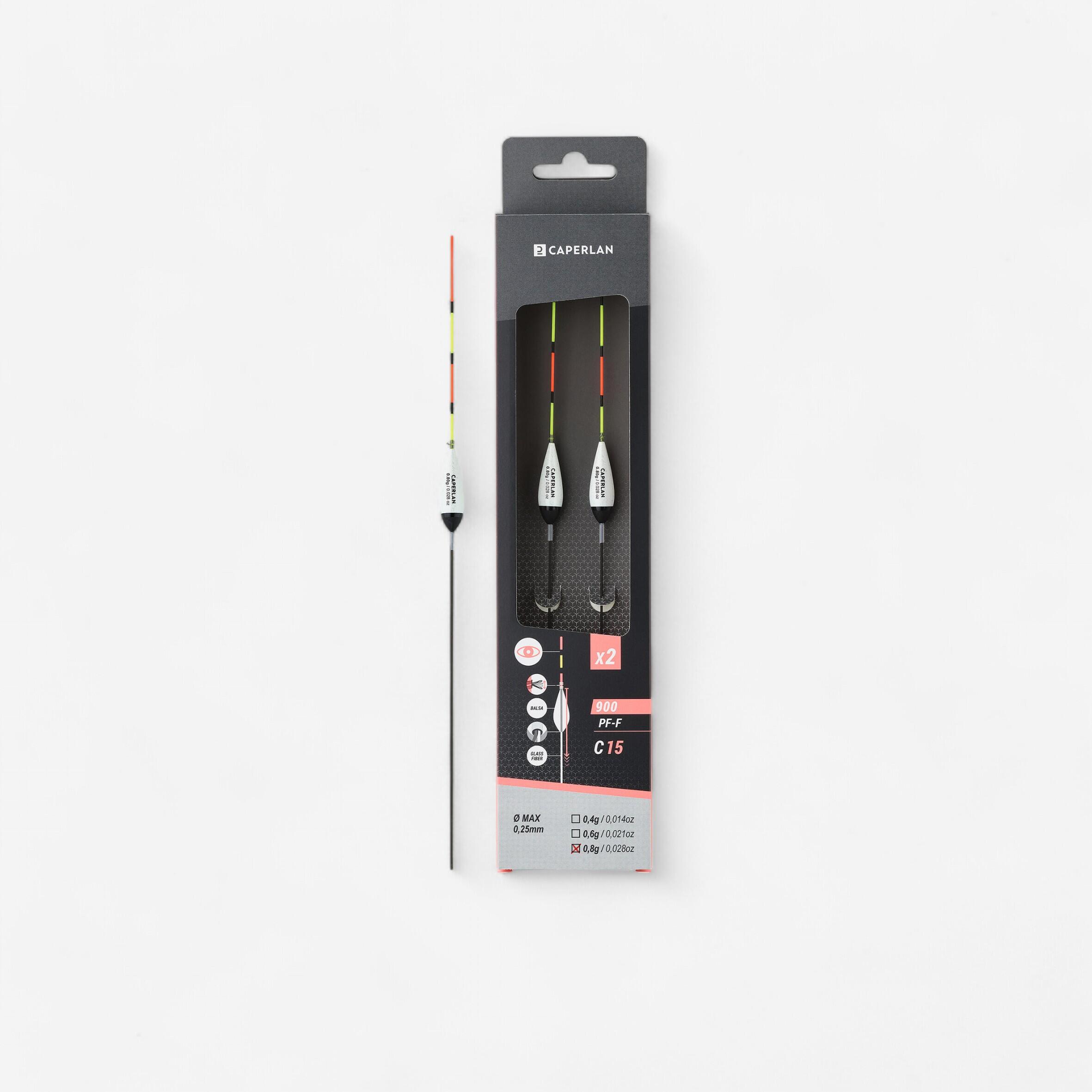Zestaw 2 spławików Caperlan PF-F900 C15 0,8 g