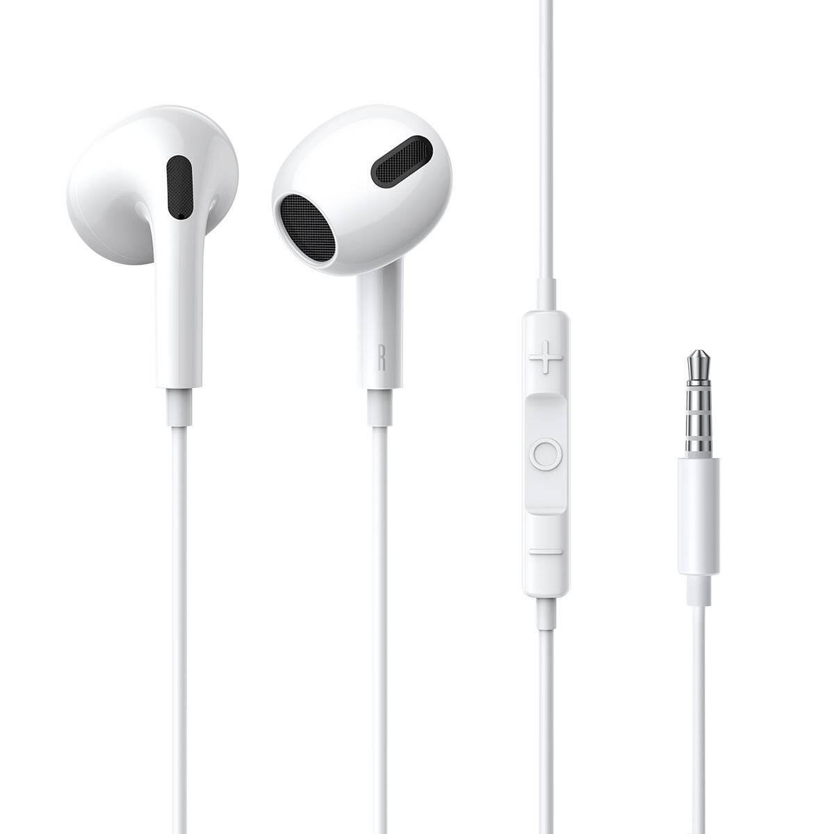 Baseus słuchawki douszne z mikrofonem przewodowe mini jack 3,5 kabel 1,1 m