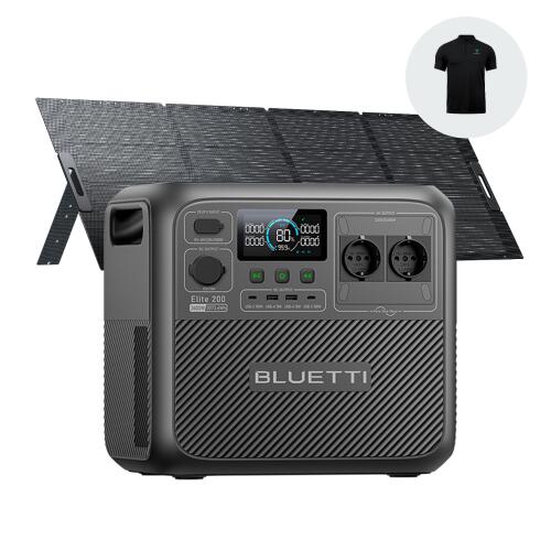 Generator solarny Elite 200 V2 z panelem 350W, 2073.6 Wh na camping i awarie