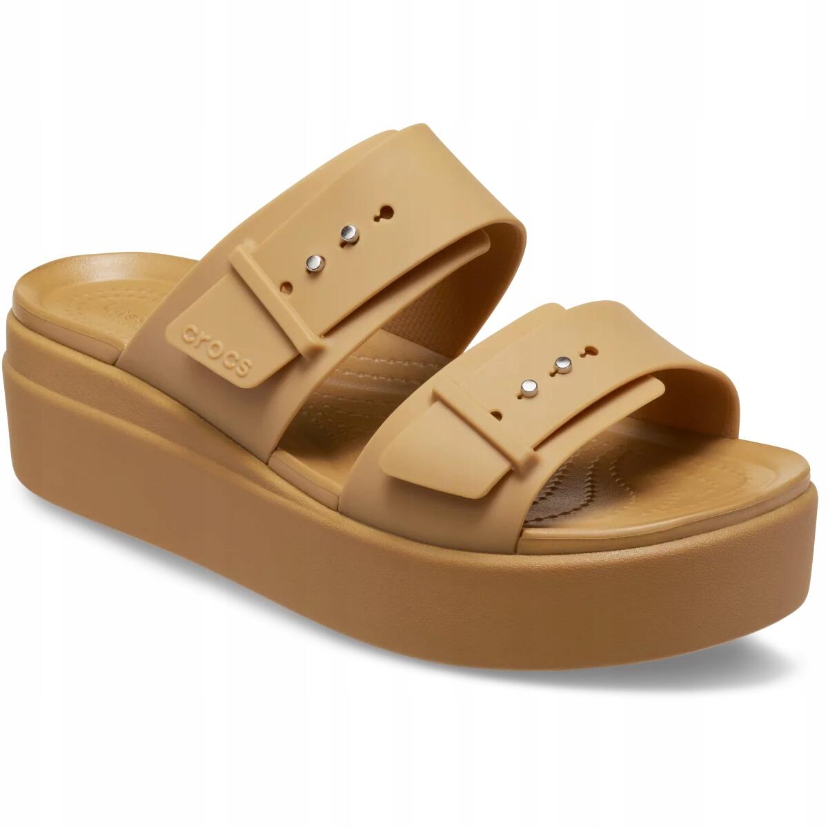Sandały dla Kobiet Crocs Brooklyn Low Wedge Sandal.
