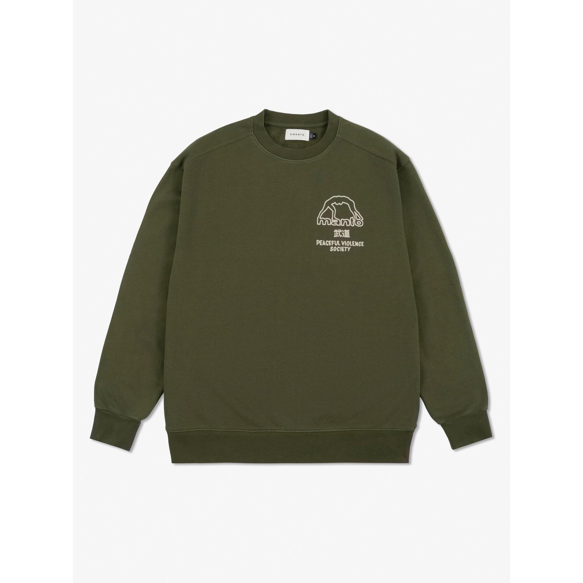 Bluza oversize Manto SOCIETY — 100% bawełna organiczna 320 gsm