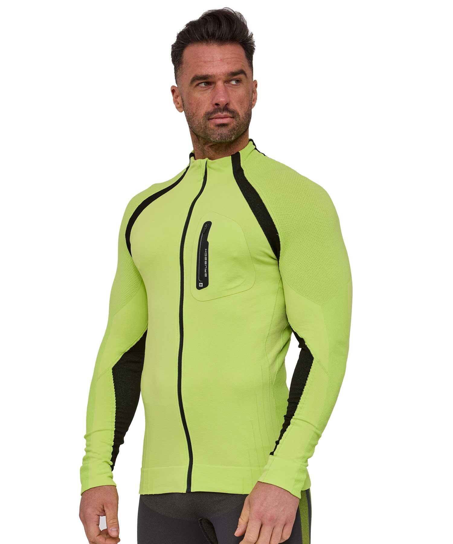 Bluza dresowa termoaktywna rozpinana męska Brubeck ACTIVE PRO