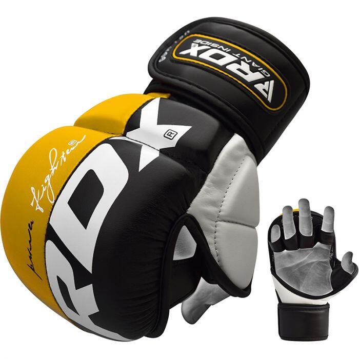 Rękawice MMA T6 - Żółty - XL