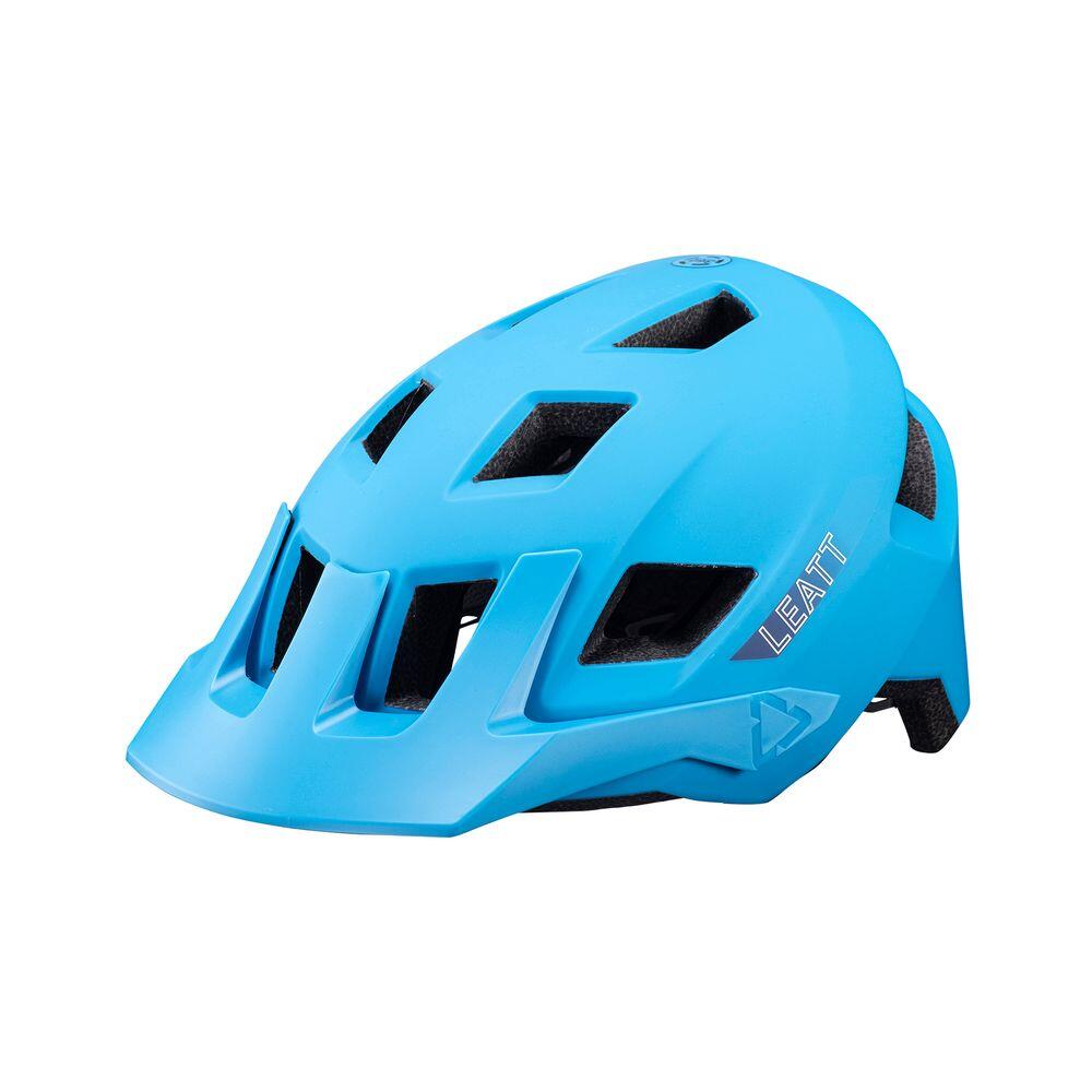 Kask rowerowy MTB All Mountain 1.0, cyjan
