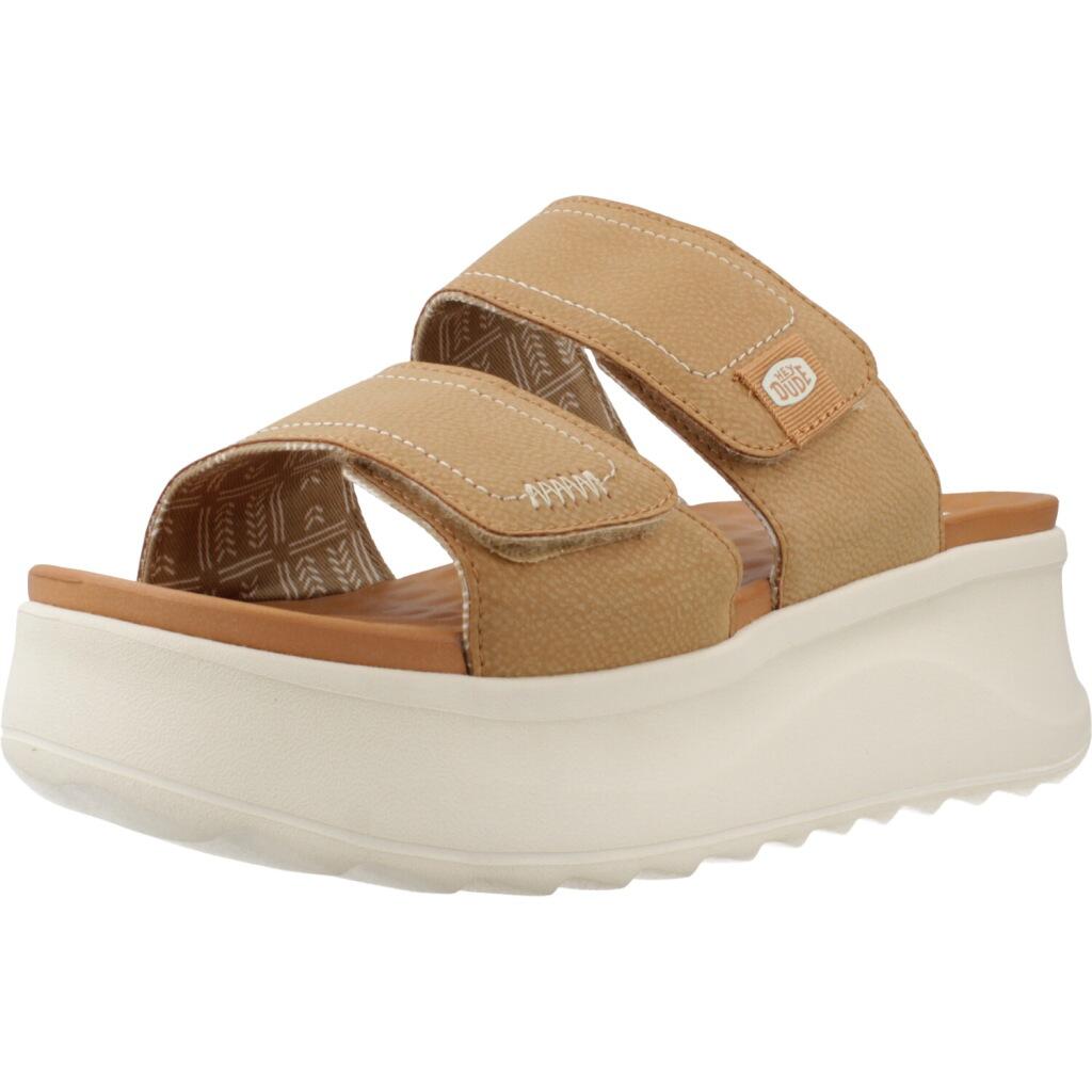 Sandały HEY DUDE DELRAY SLIDE CLASSIC Brązowy